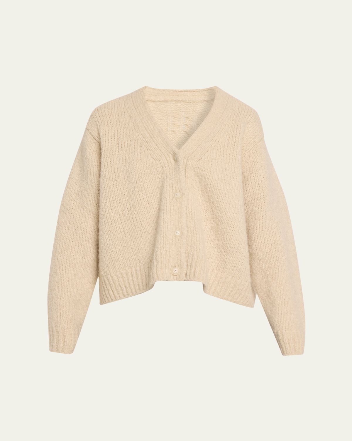 Nili Lotan Lorana Wool-Cashmere V-Neck Cardigan | Thumbnail 6