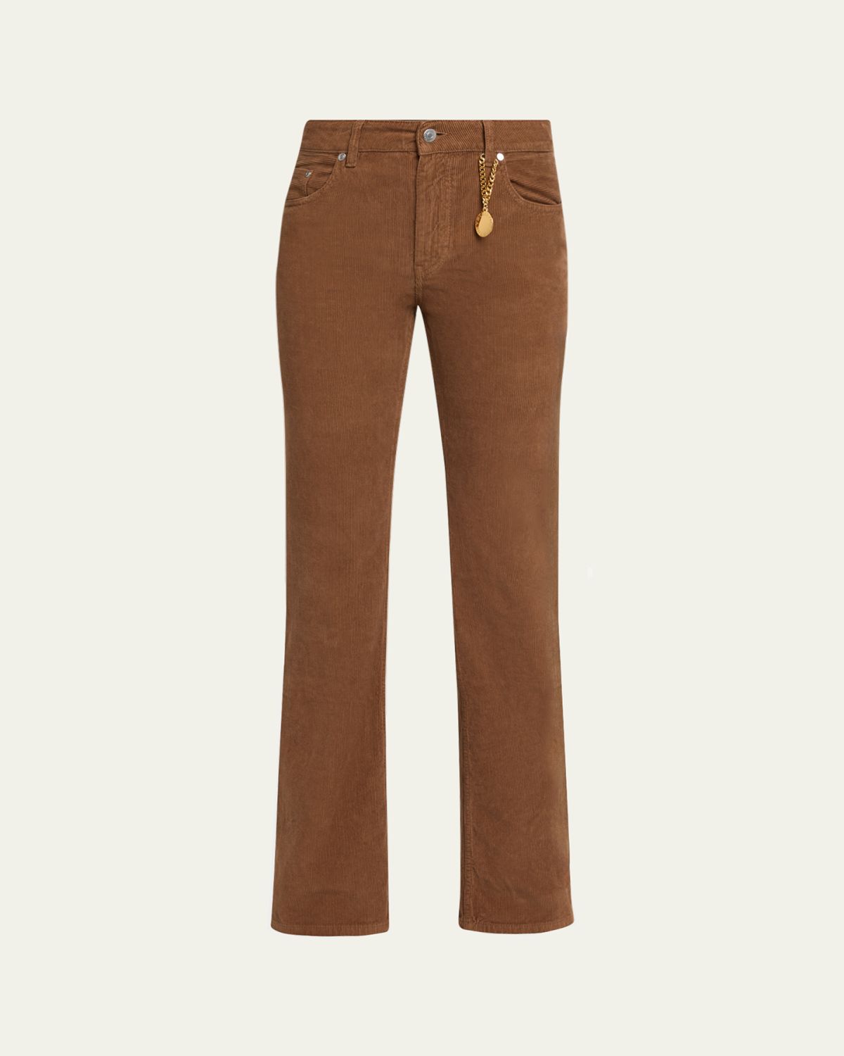 Stella McCartney Mid-Rise Cotton Corduroy Kickflare-Leg Pants | Thumbnail 6 Stella McCartney Mid-Rise Cotton Corduroy Kickflare-Leg Pants | Thumbnail 6
