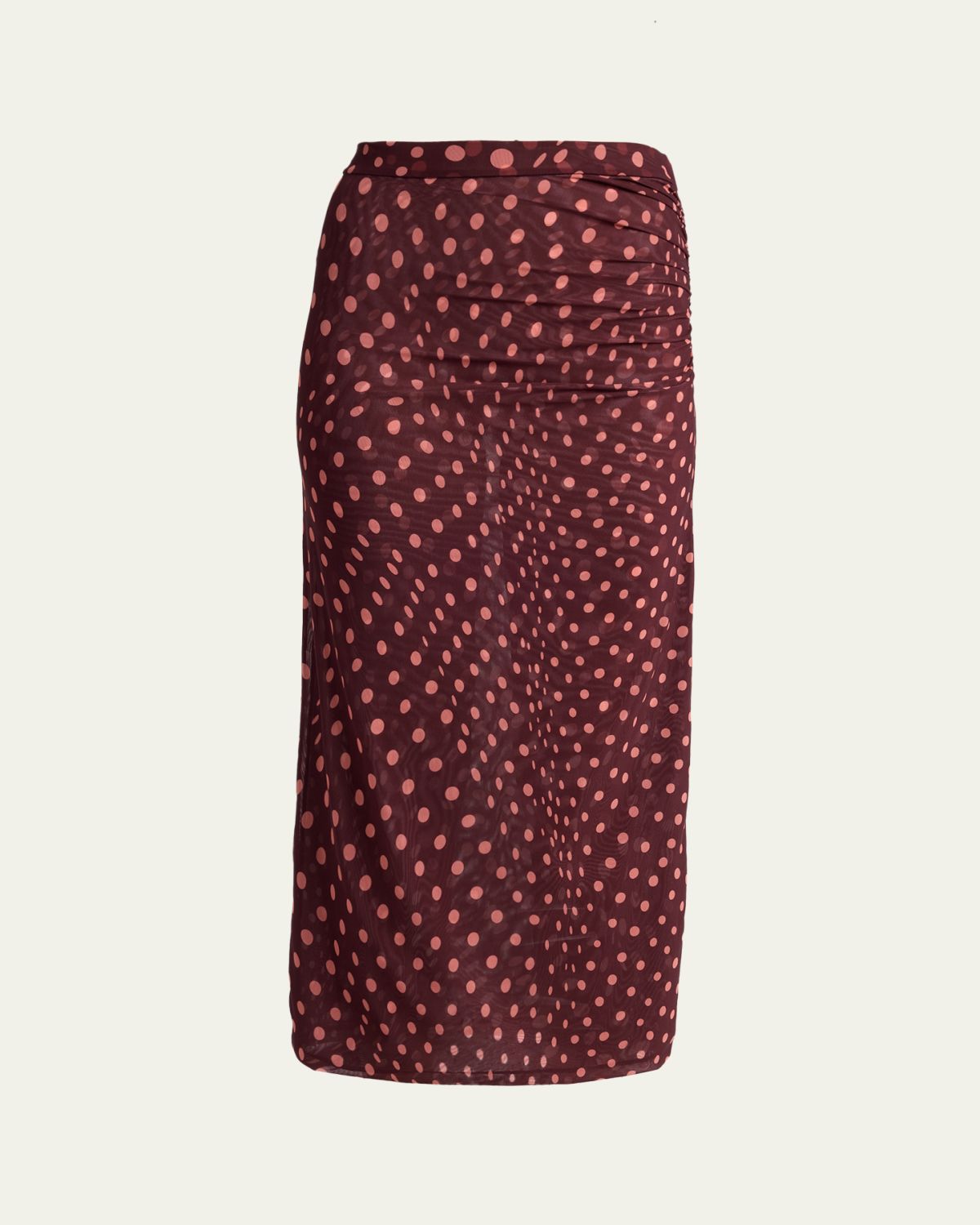 Stella McCartney Polka Dot Mesh Ruched Midi Skirt | Thumbnail 6 Stella McCartney Polka Dot Mesh Ruched Midi Skirt | Thumbnail 6