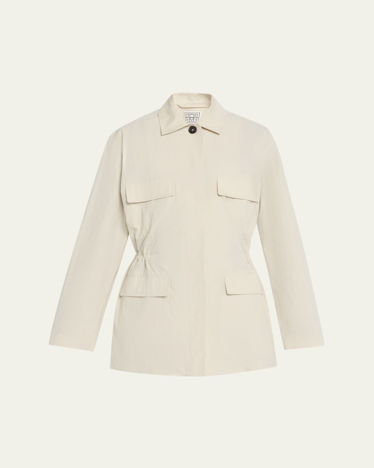 Toteme Collared Drawstring Jacket | Thumbnail 5 Toteme Collared Drawstring Jacket | Thumbnail 5