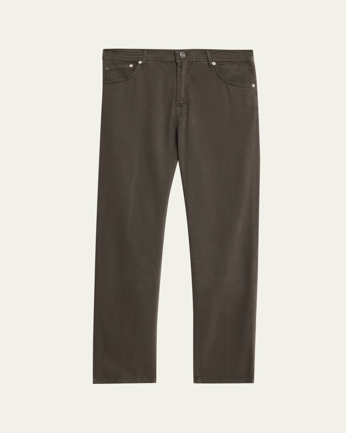 Kiton Men's Cotton and Cashmere Stretch Slim Straight Five-Pocket Pants | Thumbnail 1 Kiton Men's Cotton and Cashmere Stretch Slim Straight Five-Pocket Pants | Thumbnail 1