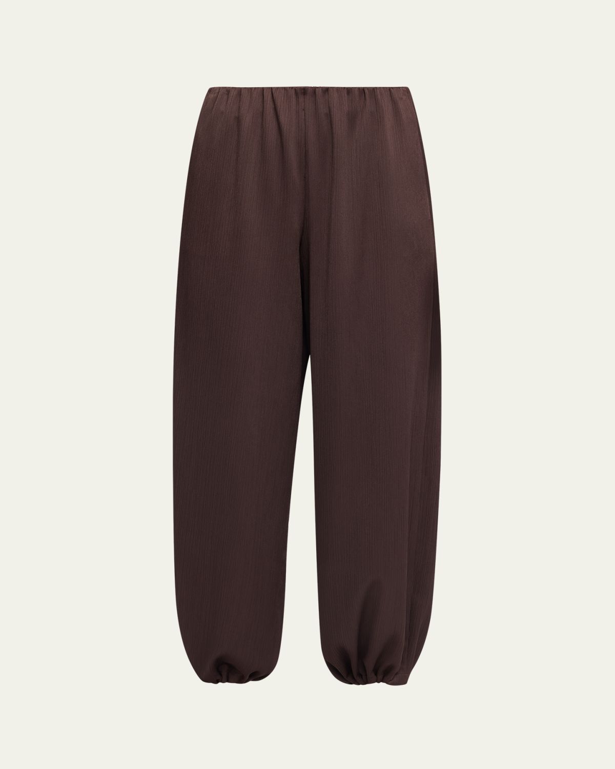 Vince Mid-Rise Plissé Satin Bubble Pants | Thumbnail 6