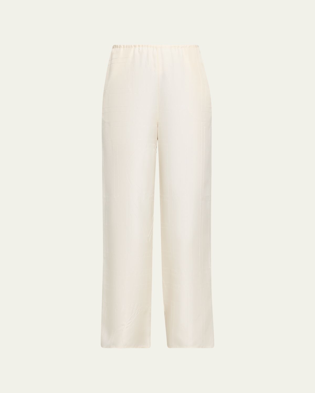 Toteme Monogram Silk Pj Bottoms | Thumbnail 5 Toteme Monogram Silk Pj Bottoms | Thumbnail 5