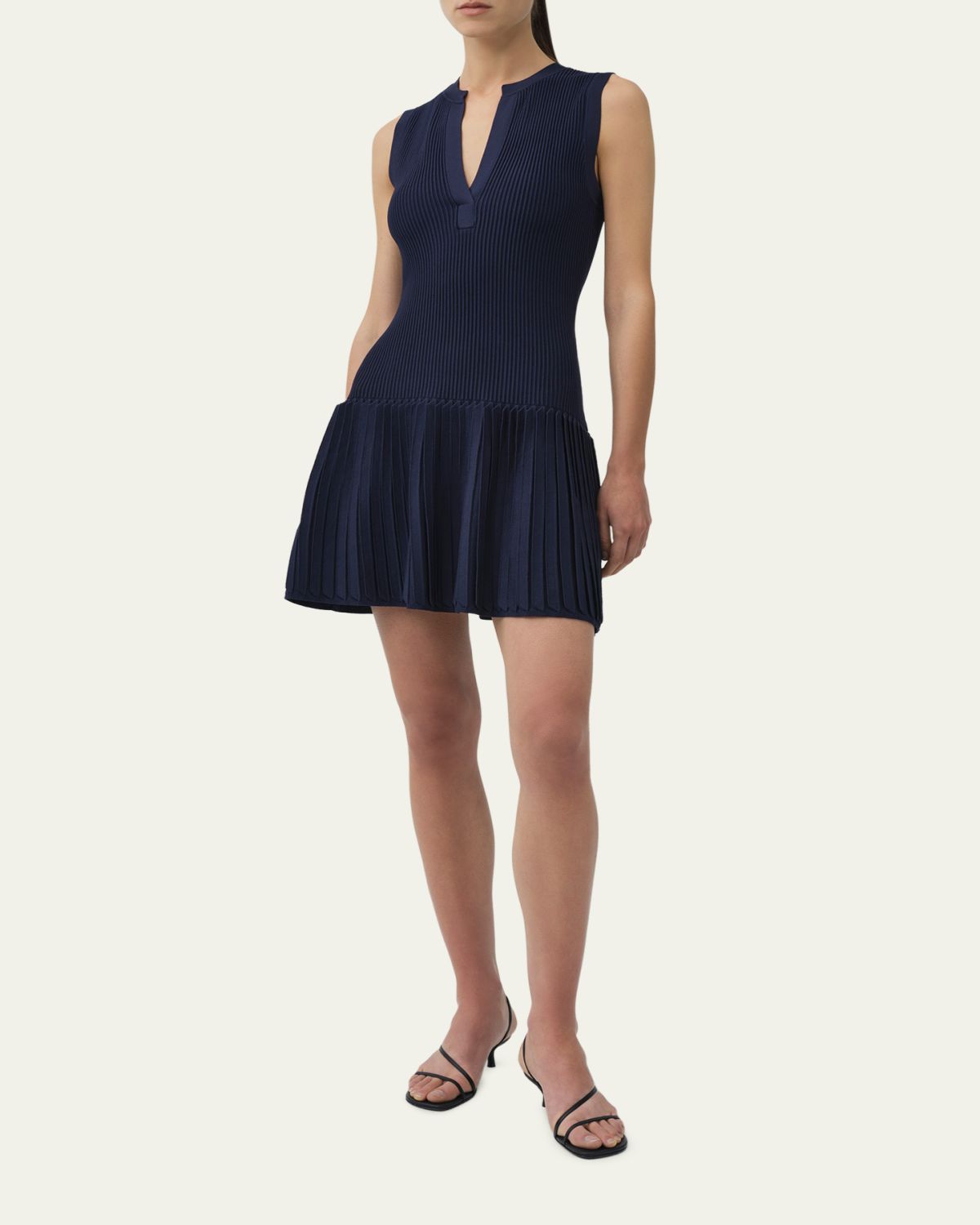 SIMKHAI Levie Sleeveless Knit Mini Dress | Thumbnail 4