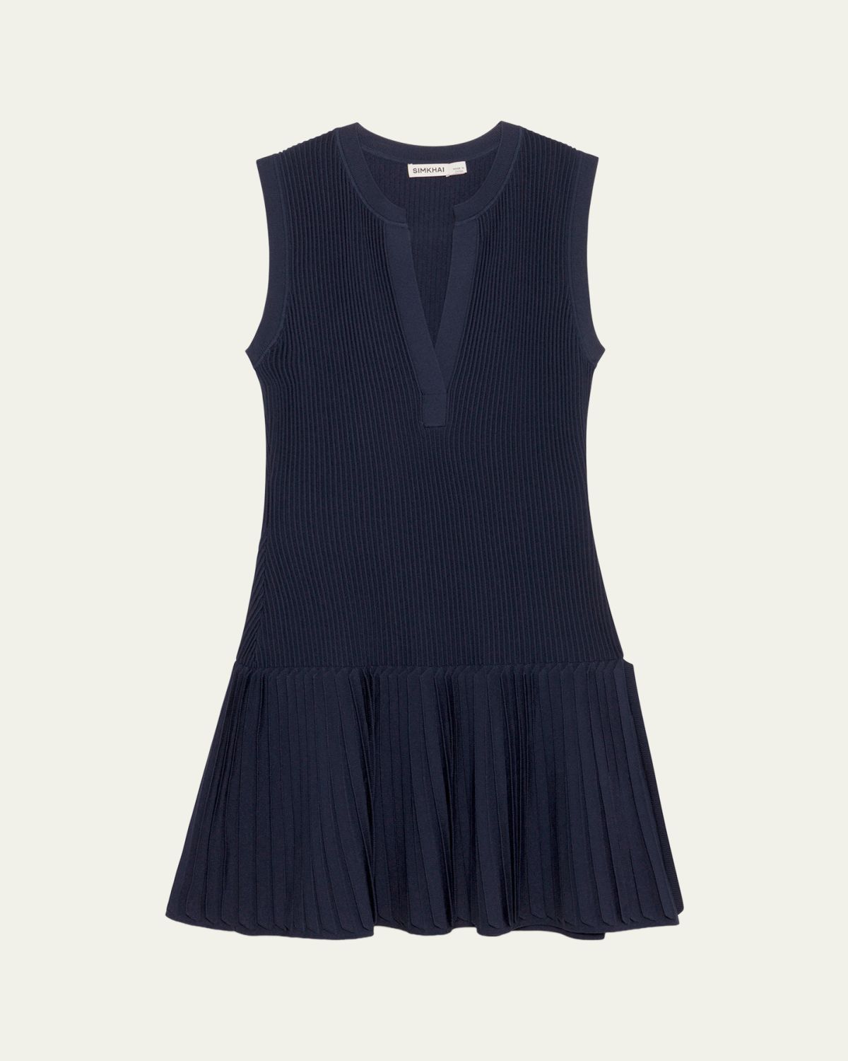 SIMKHAI Levie Sleeveless Knit Mini Dress
