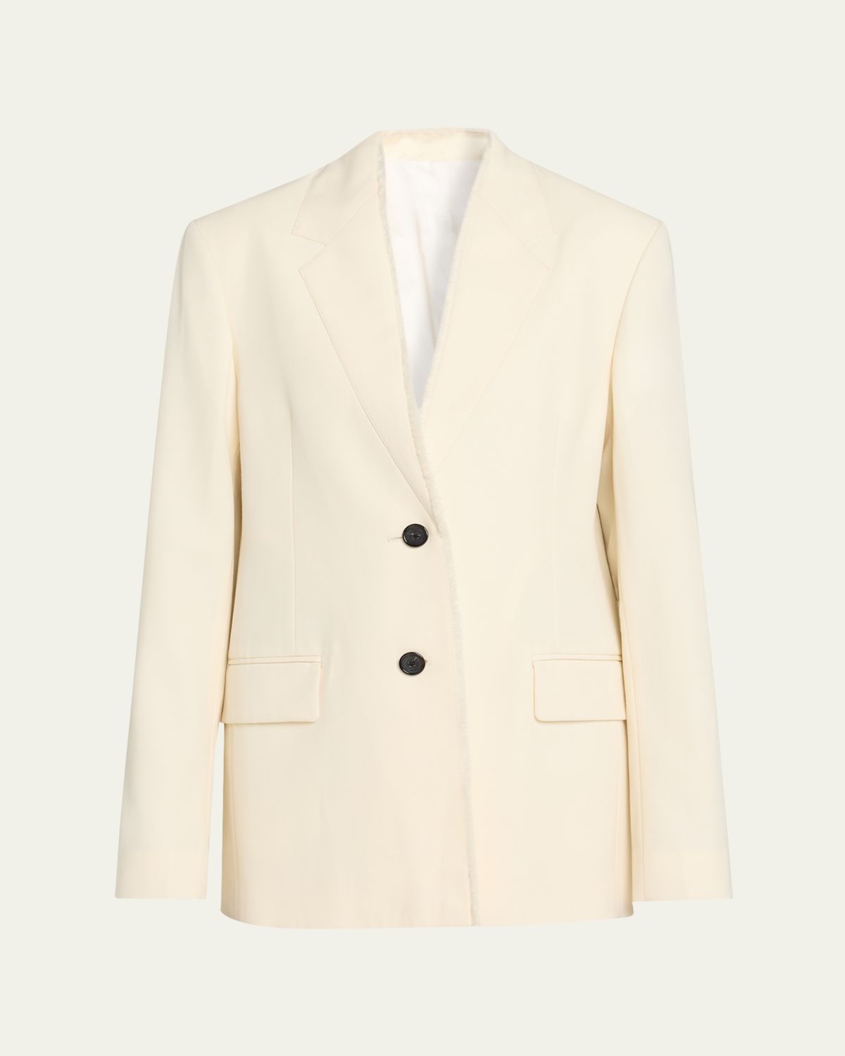 Toteme Raw Lapel Wool Sport Coat | Thumbnail 5 Toteme Raw Lapel Wool Sport Coat | Thumbnail 5