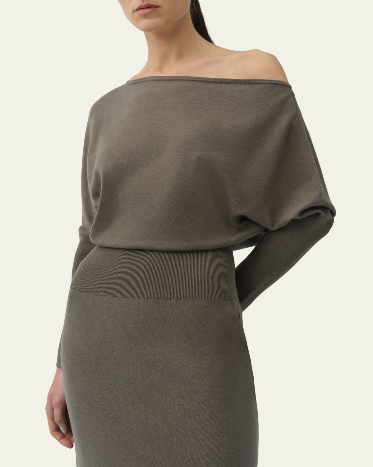 SIMKHAI Janese Off-Shoulder Midi Dress | Thumbnail 4 SIMKHAI Janese Off-Shoulder Midi Dress | Thumbnail 4