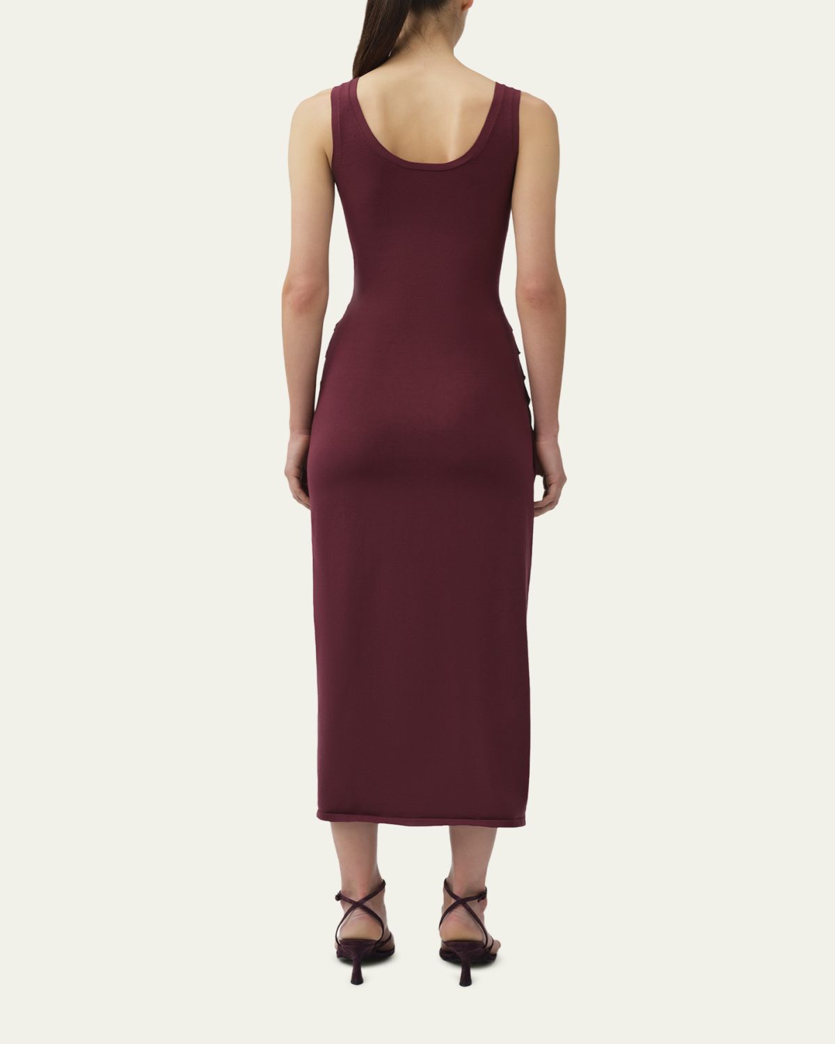 SIMKHAI Genne Draped Tank Dress | Thumbnail 3 SIMKHAI Genne Draped Tank Dress | Thumbnail 3