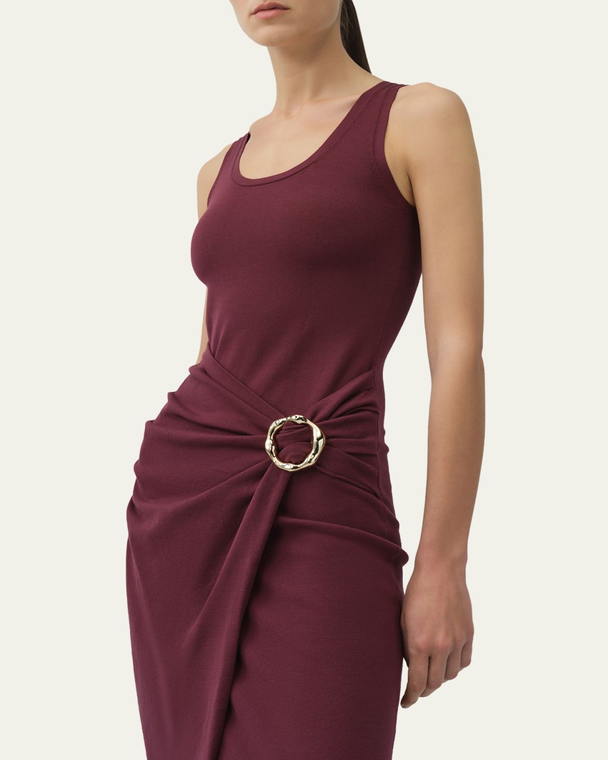 SIMKHAI Genne Draped Tank Dress | Thumbnail 5 SIMKHAI Genne Draped Tank Dress | Thumbnail 5