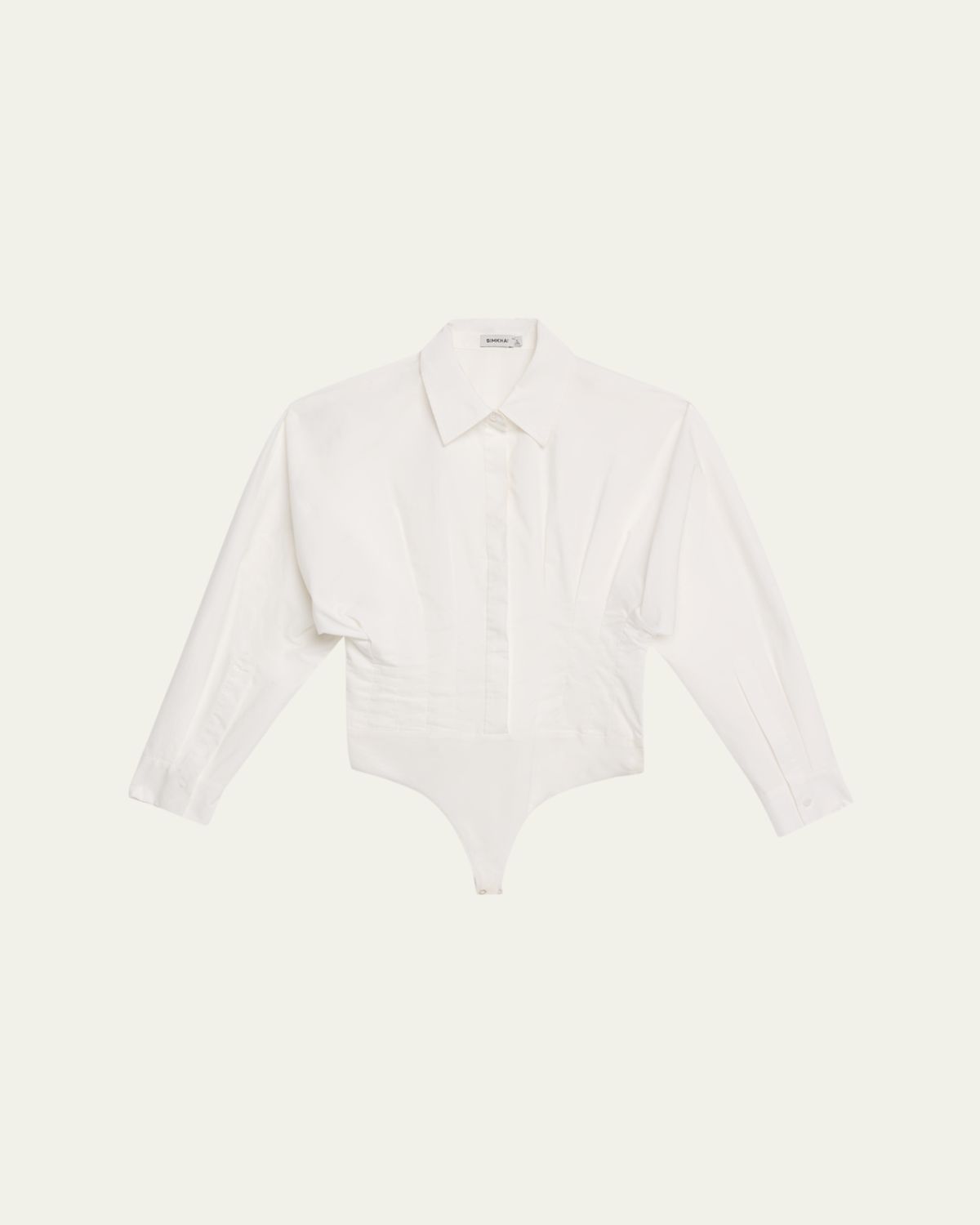 SIMKHAI Cleriys Dolman-Sleeve Bodysuit