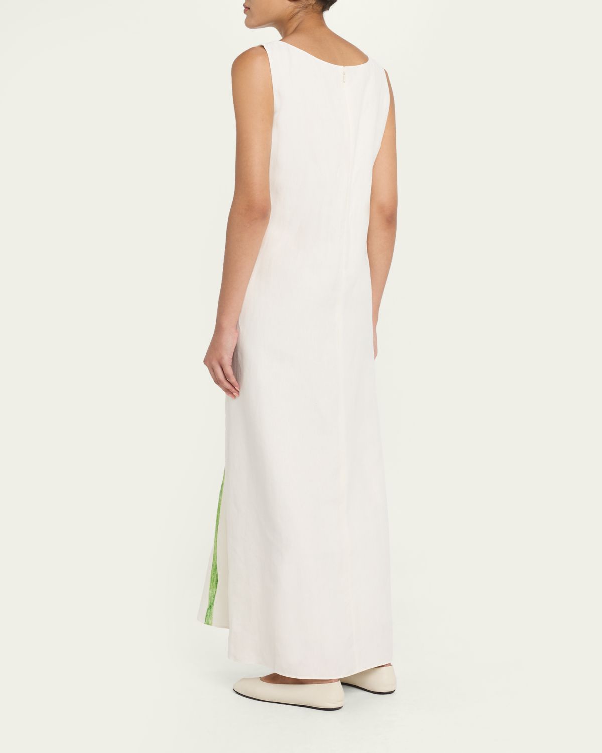 Lafayette 148 New York Sleeveless Flower Silk-Linen Maxi Dress | Thumbnail 3 Lafayette 148 New York Sleeveless Flower Silk-Linen Maxi Dress | Thumbnail 3