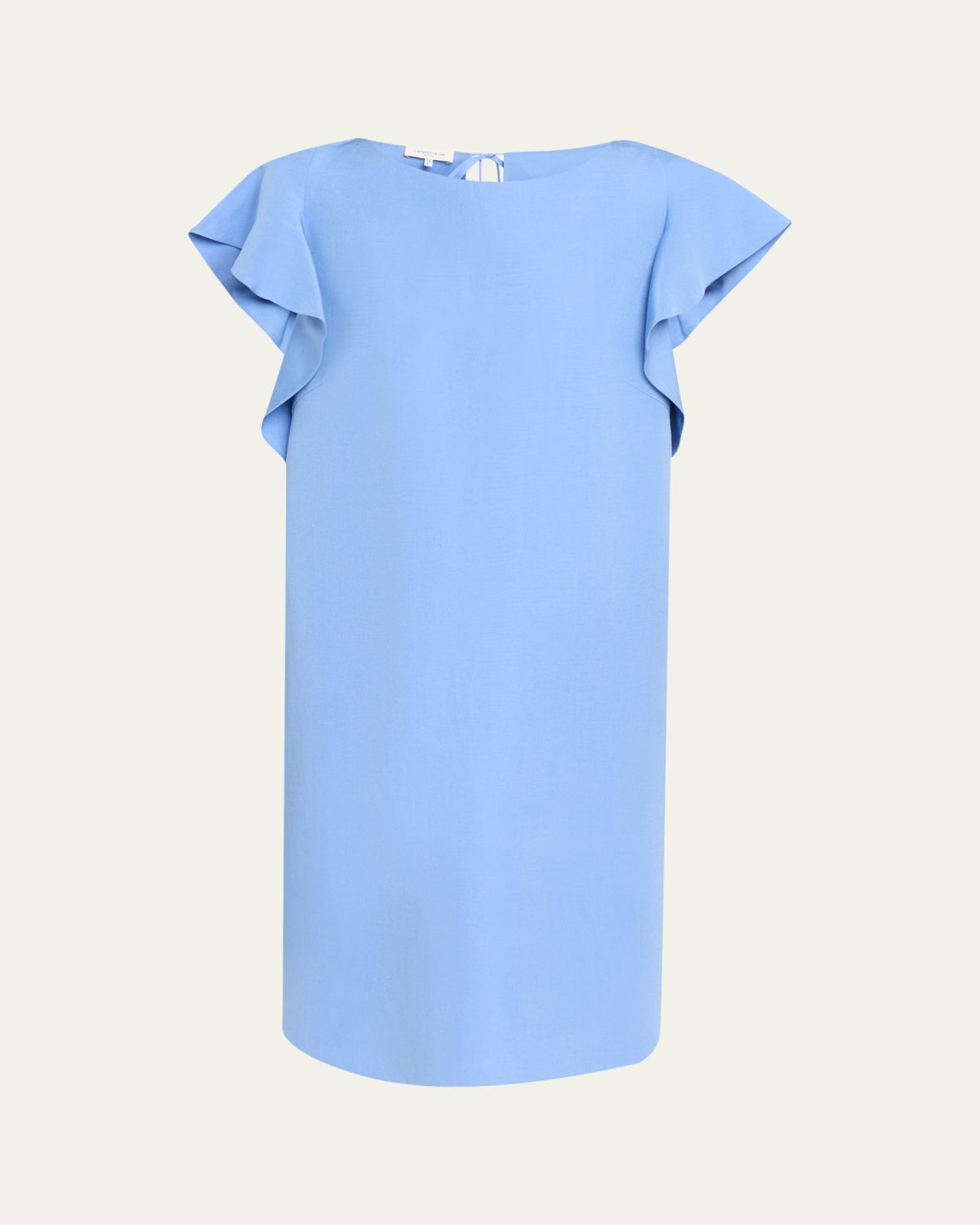 Lafayette 148 New York Flutter Silk-Linen Mini Dress | Thumbnail 6 Lafayette 148 New York Flutter Silk-Linen Mini Dress | Thumbnail 6