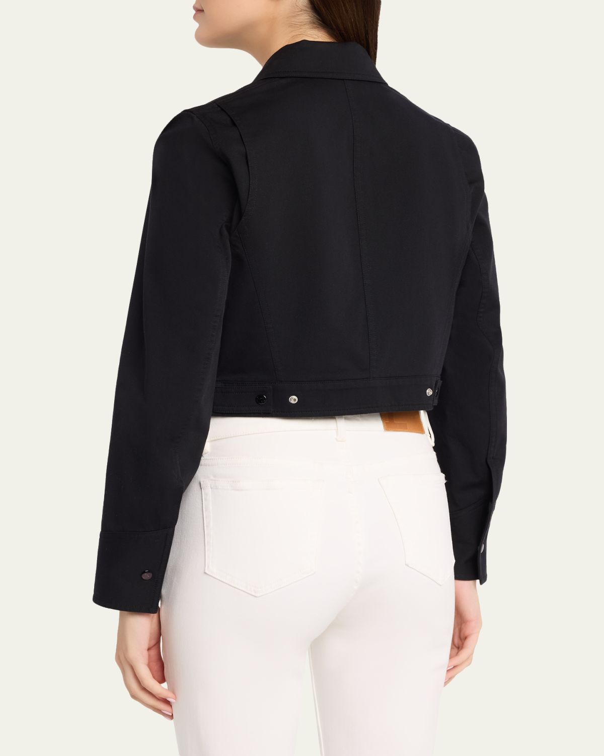 Vince Shrunken Stretch Cotton Jacket | Thumbnail 3 Vince Shrunken Stretch Cotton Jacket | Thumbnail 3
