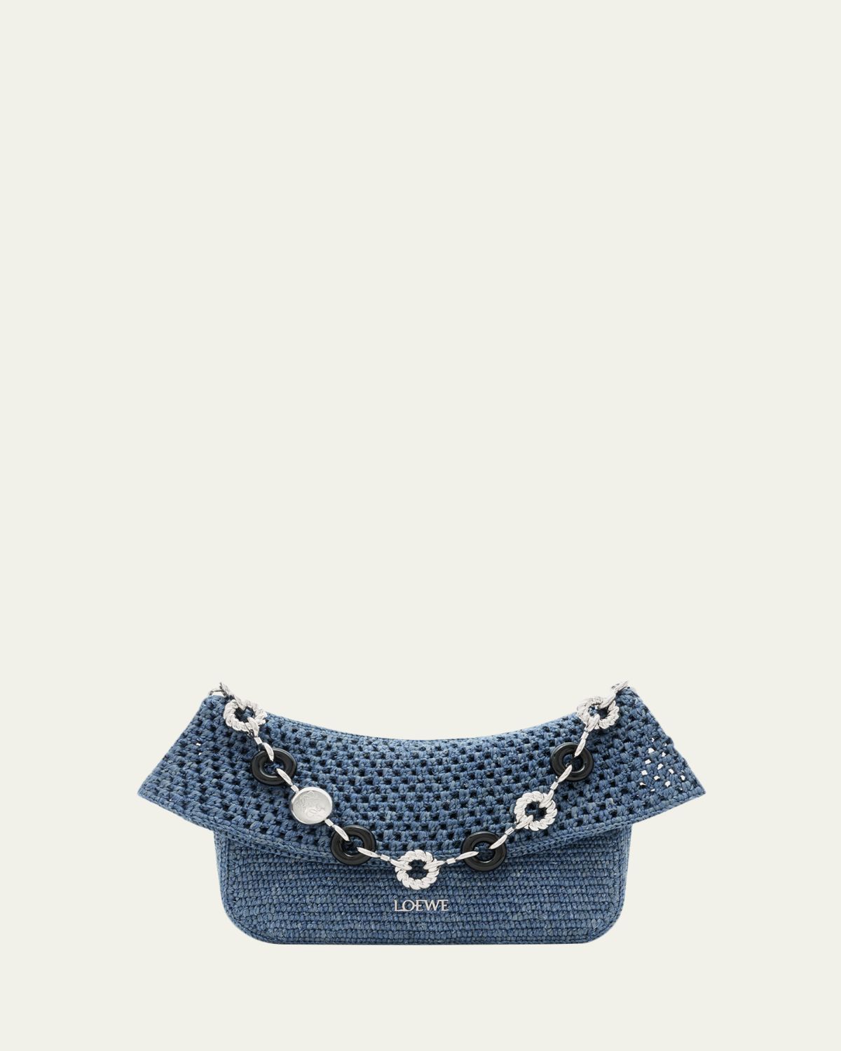 Loewe x Paula's Ibiza Ola Medium Bag in Denim-Effect Raffia | Thumbnail 6 Loewe x Paula's Ibiza Ola Medium Bag in Denim-Effect Raffia | Thumbnail 6