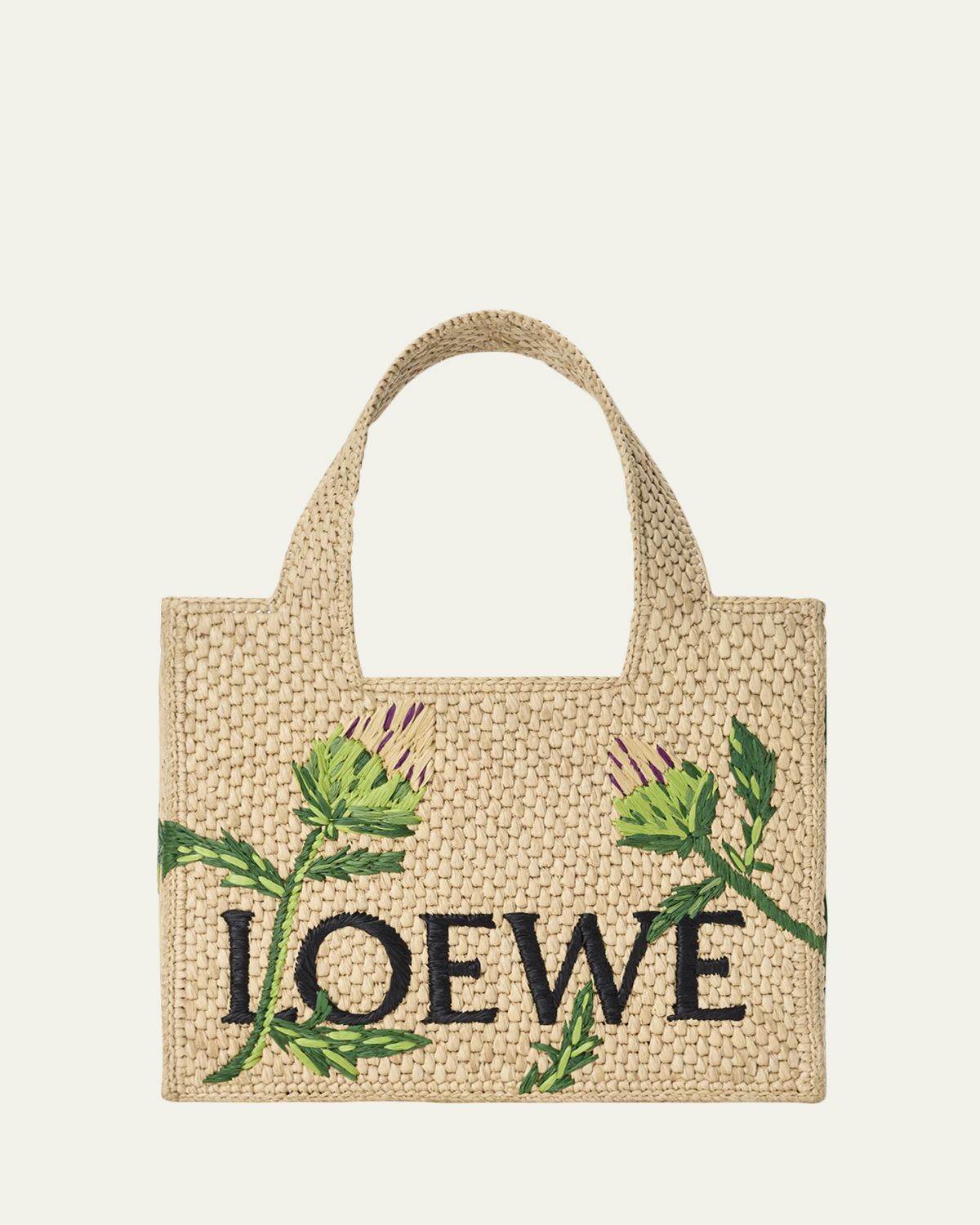 Loewe x Paula's Ibiza Embroidered Raffia Tote Bag | Thumbnail 4