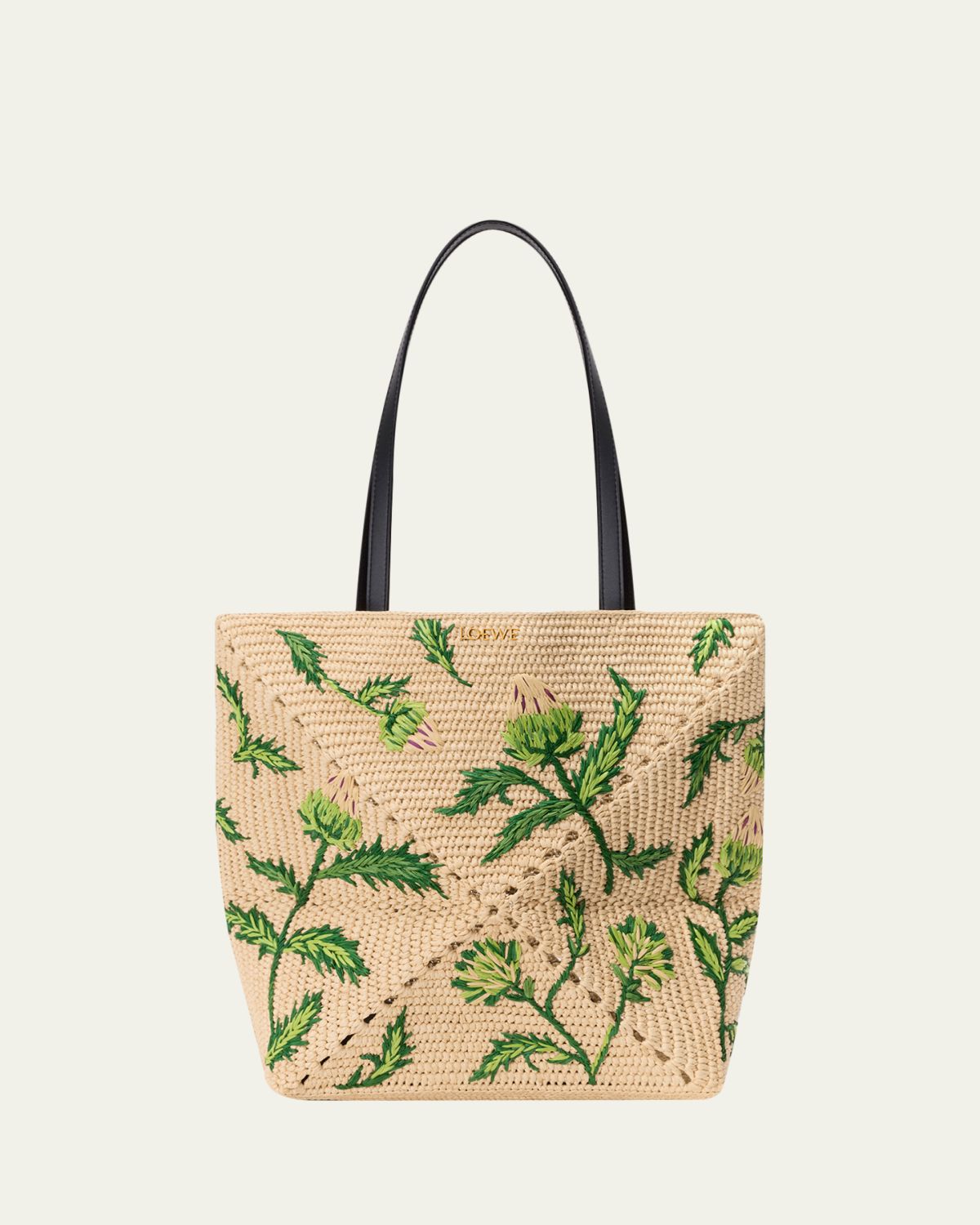 Loewe x Paula's Ibiza Puzzle Embroidered Raffia Tote Bag | Thumbnail 6 Loewe x Paula's Ibiza Puzzle Embroidered Raffia Tote Bag | Thumbnail 6