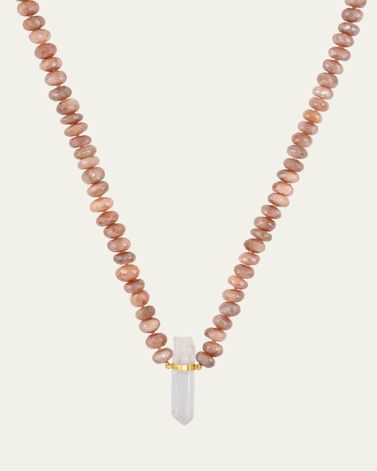 JIA JIA Oracle 14K Mystic Moonstone and Quartz Crystal Charm Necklace | Thumbnail 3 JIA JIA Oracle 14K Mystic Moonstone and Quartz Crystal Charm Necklace | Thumbnail 3