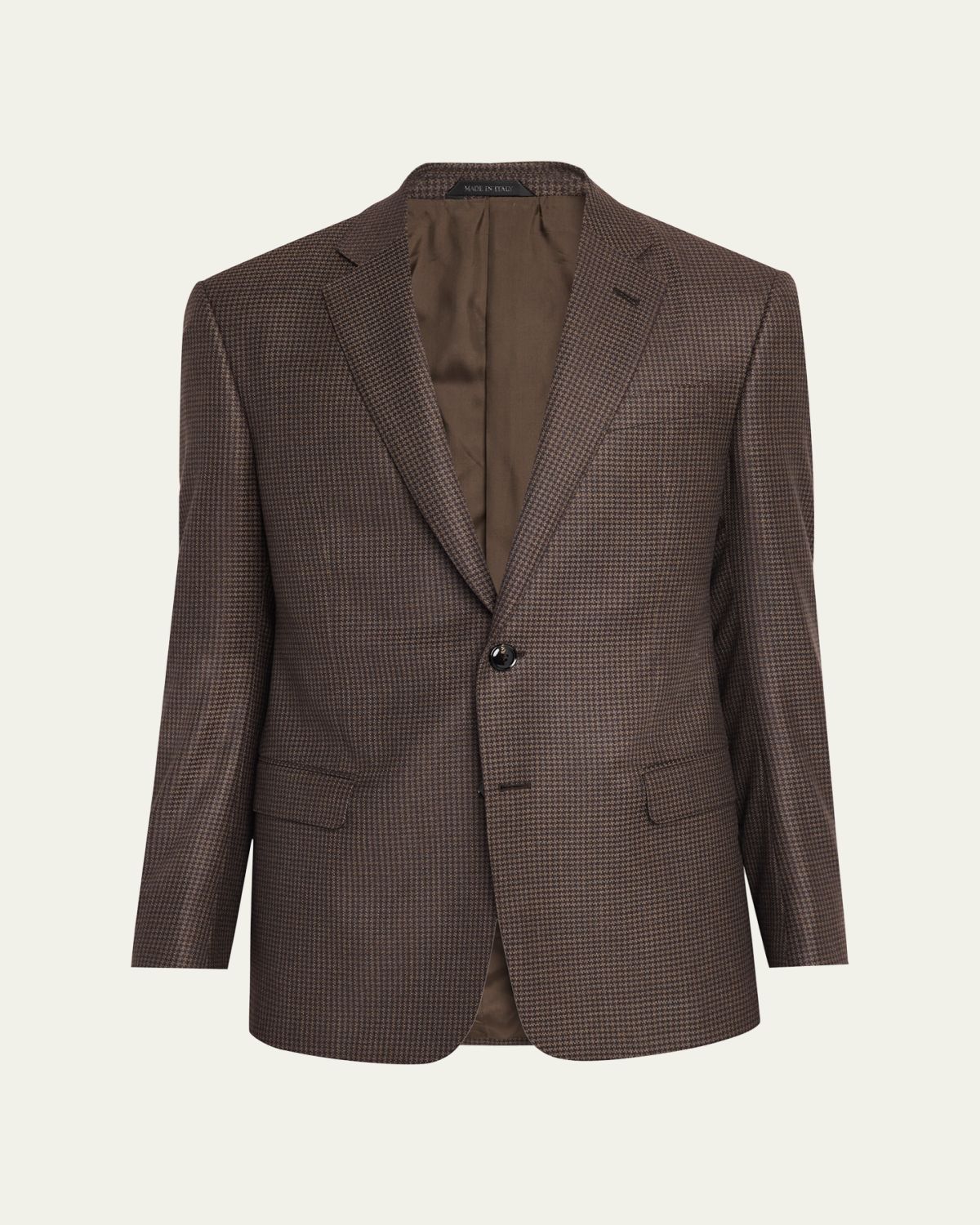 Giorgio Armani Men's Soft Line Houndstooth Single-Breasted Sport Coat