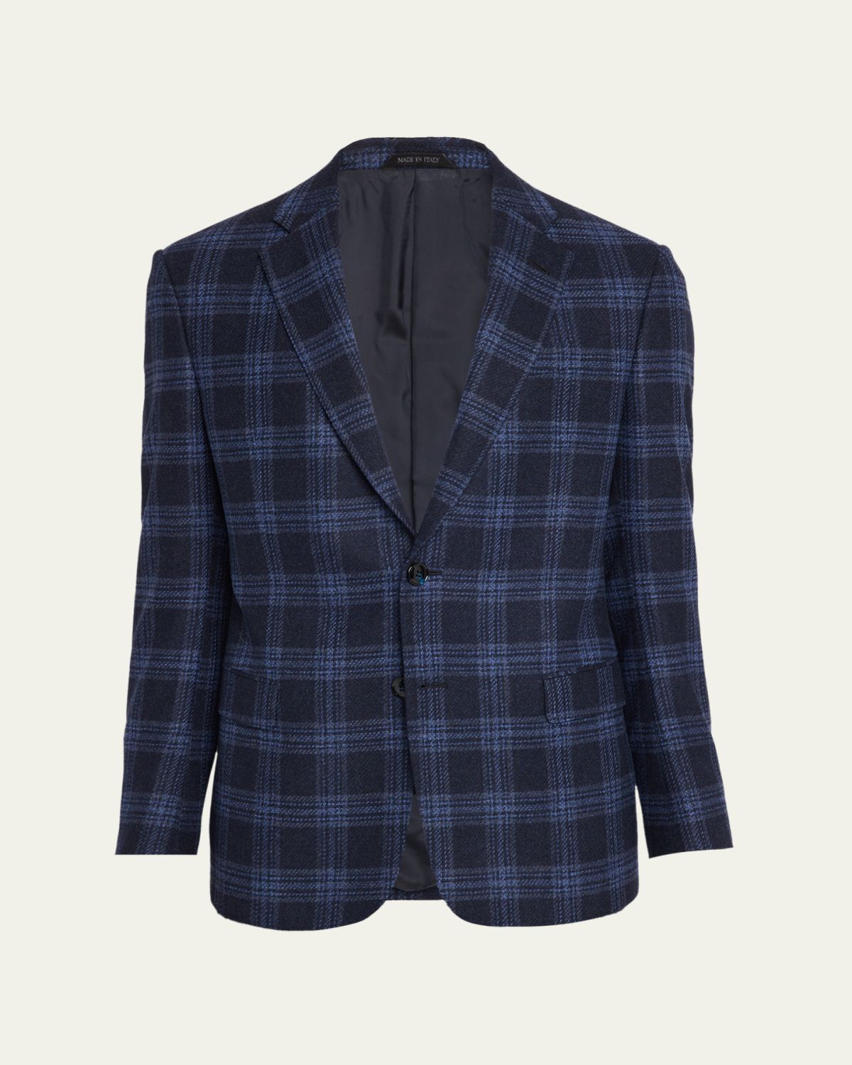 Giorgio Armani Men's Glen Plaid Single-Breasted Sport Coat