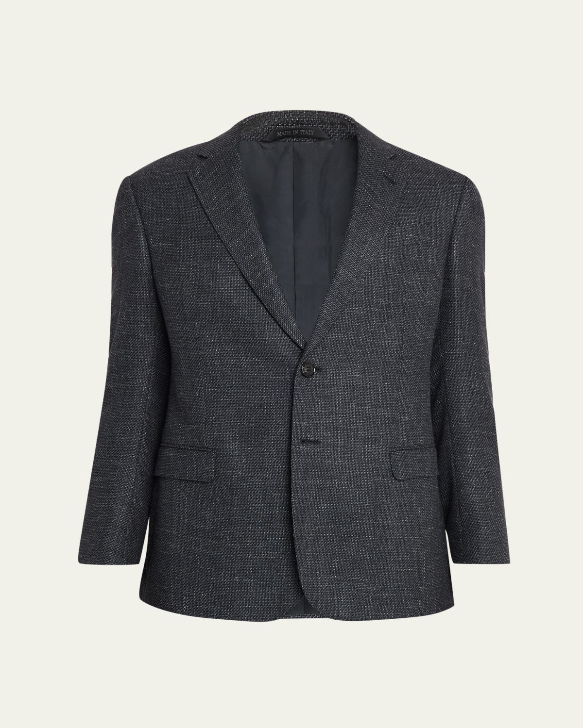 Giorgio Armani Men's Wool Blend Melange Two-Button Sport Coat | Thumbnail 5