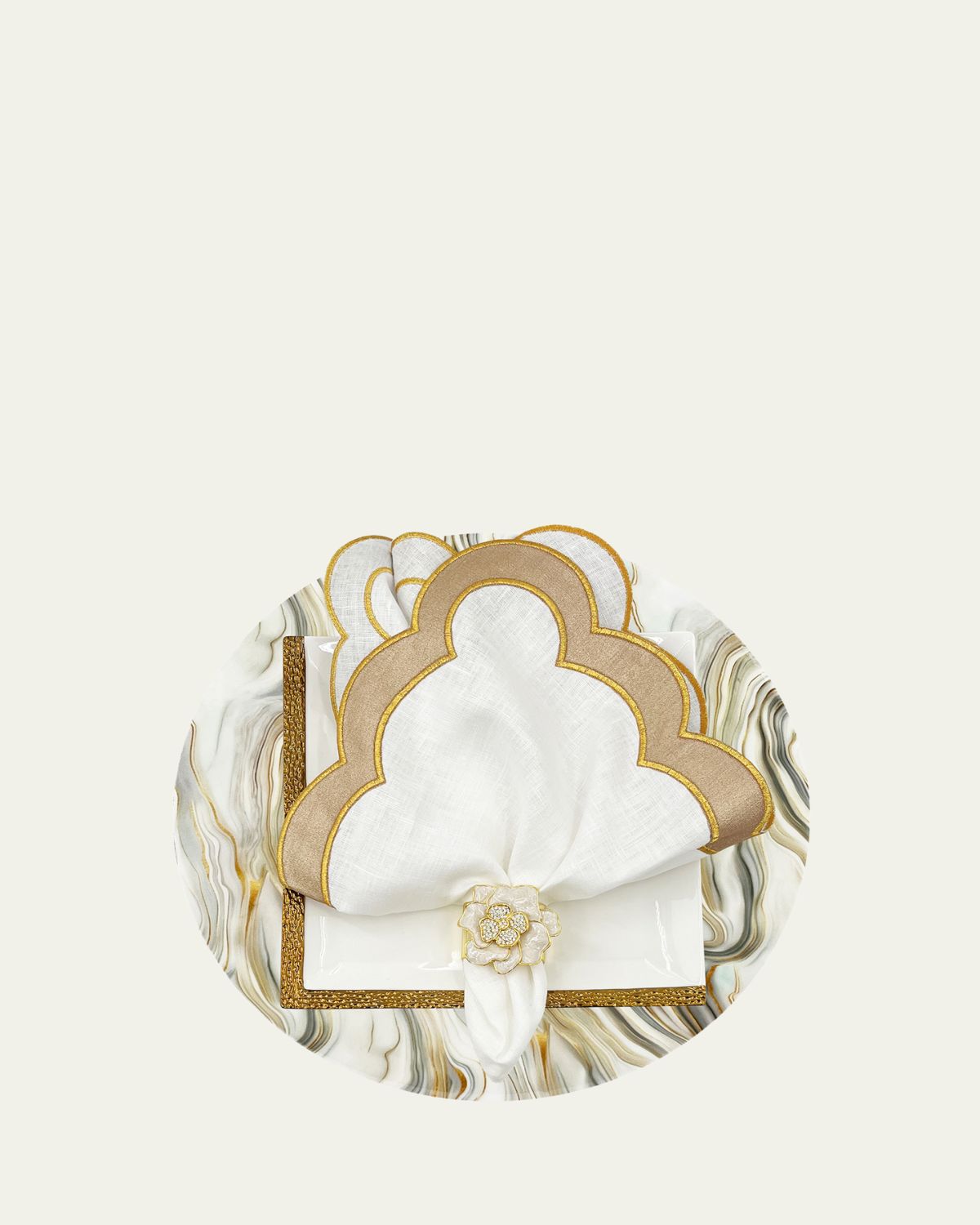 Nomi K Cloud Round Iron Placemat | Thumbnail 3 Nomi K Cloud Round Iron Placemat | Thumbnail 3