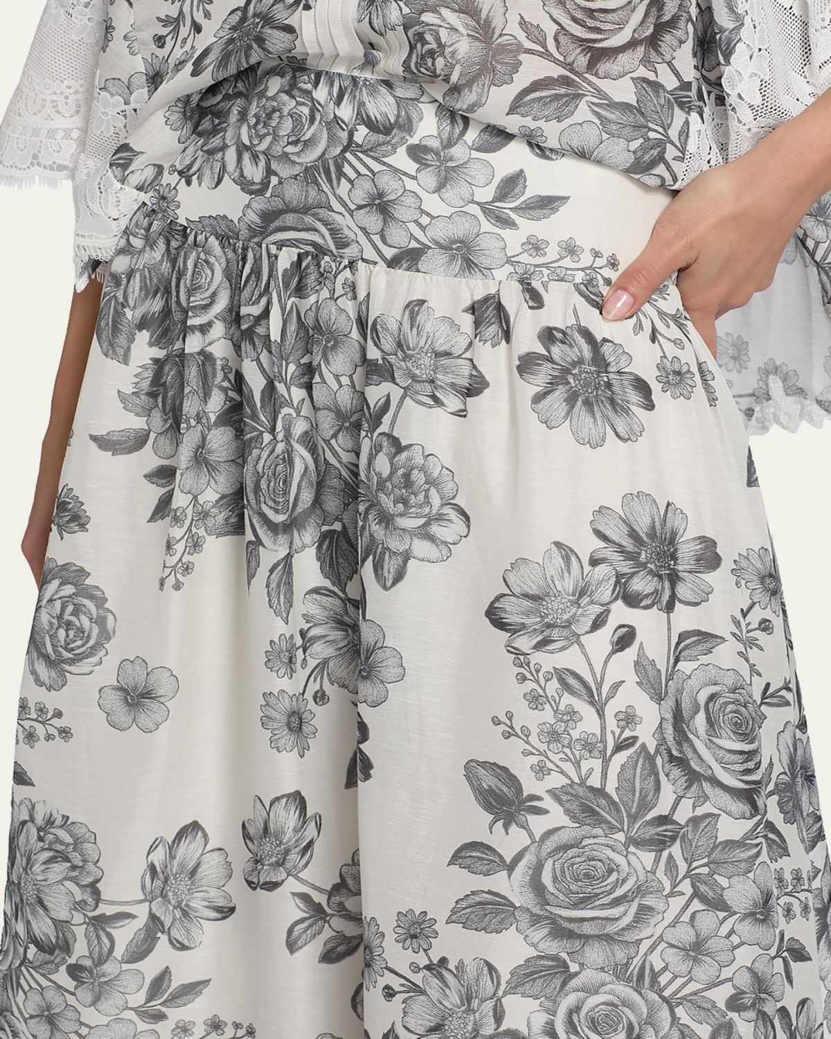 Kobi Halperin Lidia Floral-Print Midi Skirt | Thumbnail 5 Kobi Halperin Lidia Floral-Print Midi Skirt | Thumbnail 5
