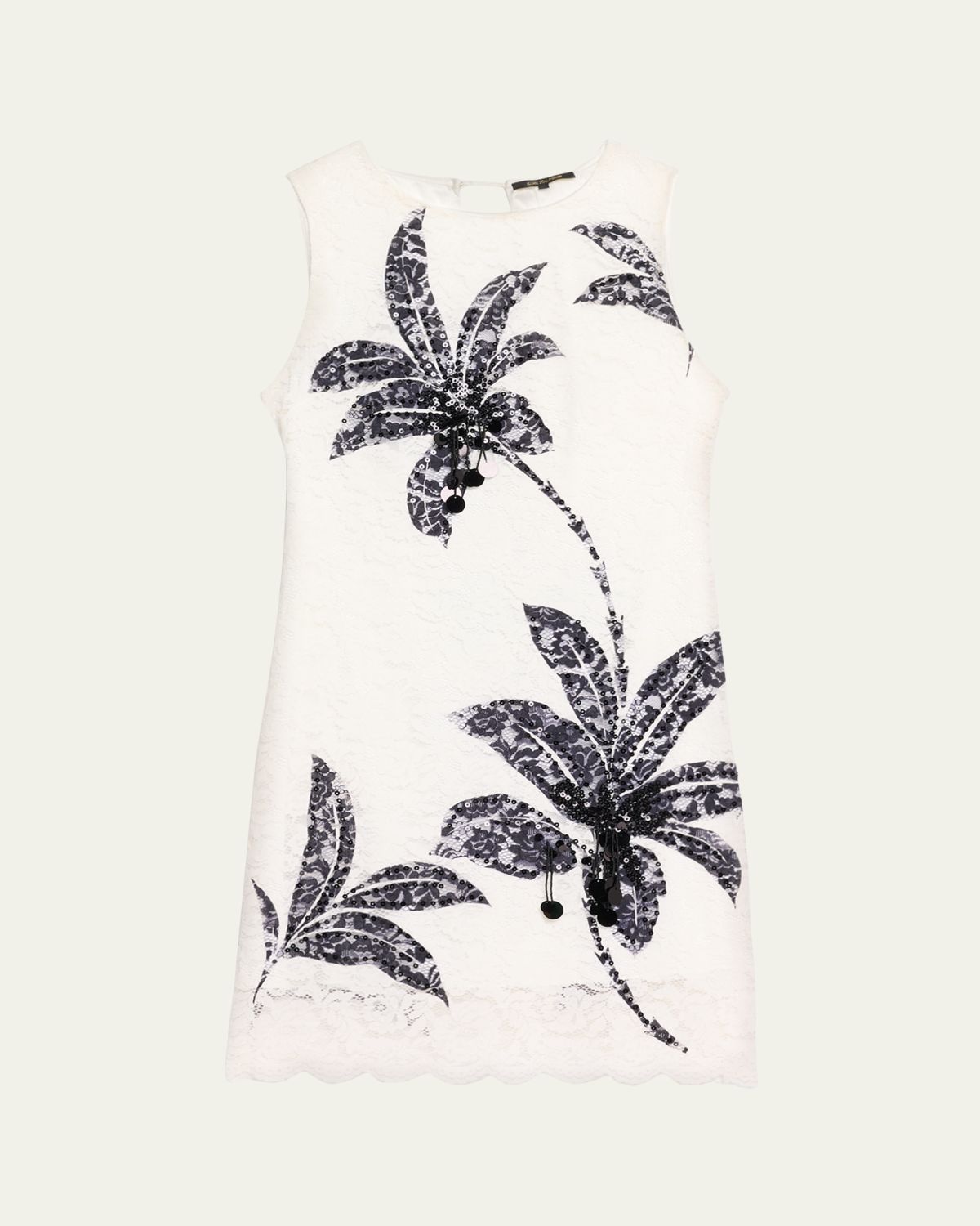 Kobi Halperin Maren Sleeveless Palm Leaf-Print Lace Dress | Thumbnail 6 Kobi Halperin Maren Sleeveless Palm Leaf-Print Lace Dress | Thumbnail 6