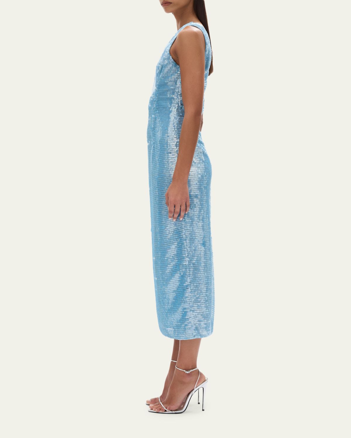 Rachel Gilbert Tamzin Sequined Sleeveless Column Midi Dress | Thumbnail 4 Rachel Gilbert Tamzin Sequined Sleeveless Column Midi Dress | Thumbnail 4