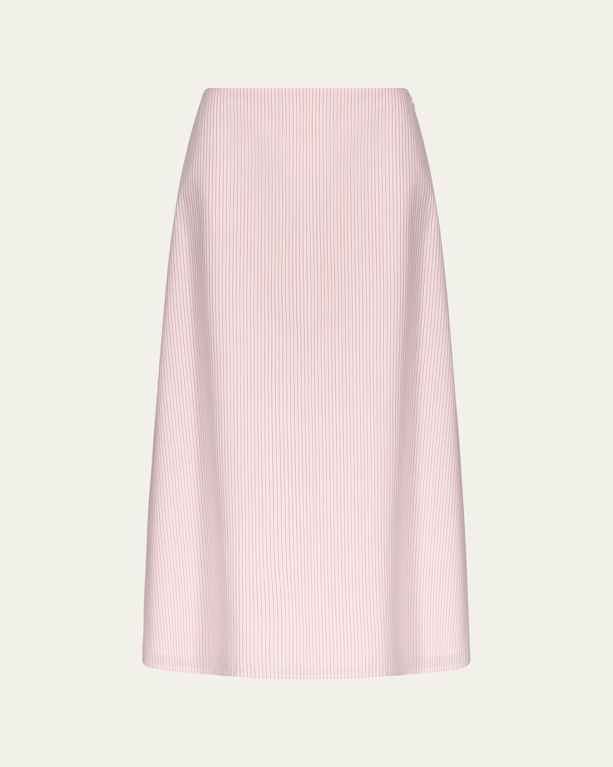 TWP Striped Cotton A-Line Skirt | Thumbnail 6