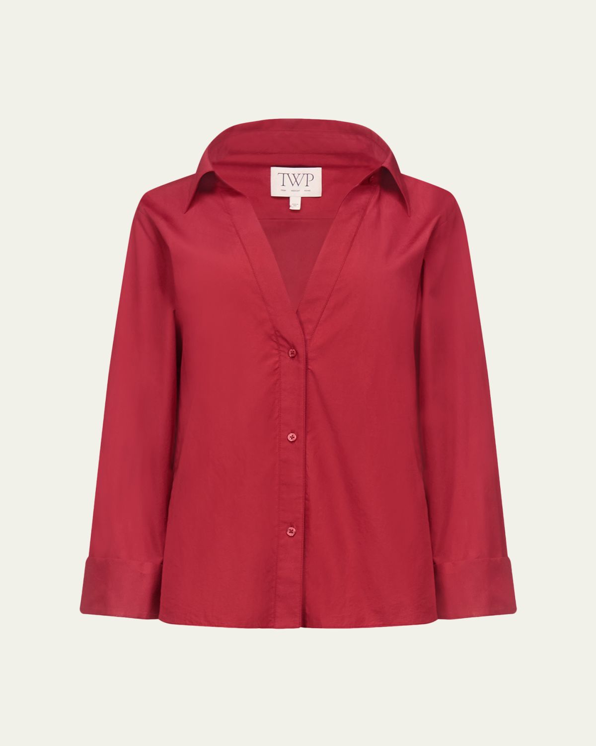 TWP Deep V Relaxed Shirt | Thumbnail 6 TWP Deep V Relaxed Shirt | Thumbnail 6