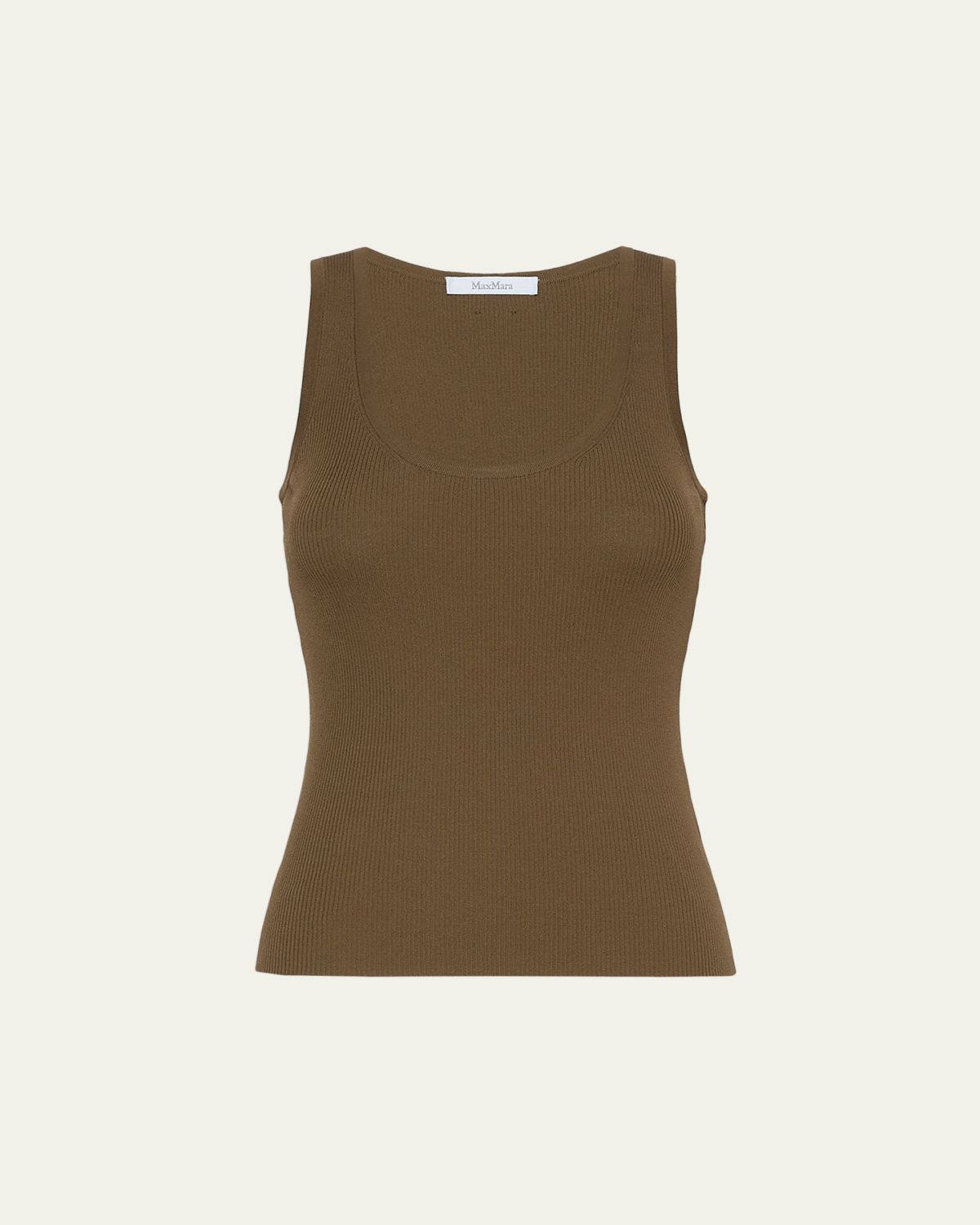 Max Mara Scoop-Neck Ribbed Tank Top | Thumbnail 6