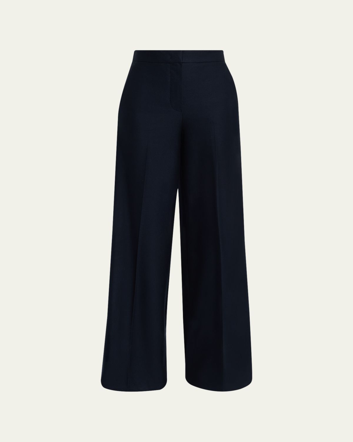 Max Mara High-Rise Wool Pique Jersey Wide-Leg Pants | Thumbnail 6 Max Mara High-Rise Wool Pique Jersey Wide-Leg Pants | Thumbnail 6
