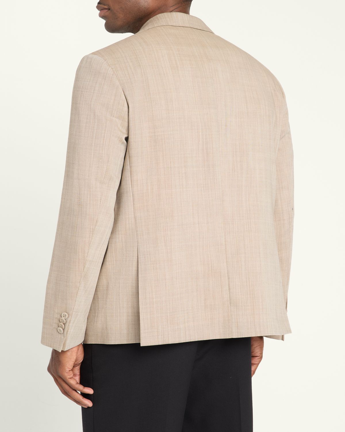 Officine Generale Men's Arthus Heathered Wool Single-Breasted Sport Coat | Thumbnail 3 Officine Generale Men's Arthus Heathered Wool Single-Breasted Sport Coat | Thumbnail 3