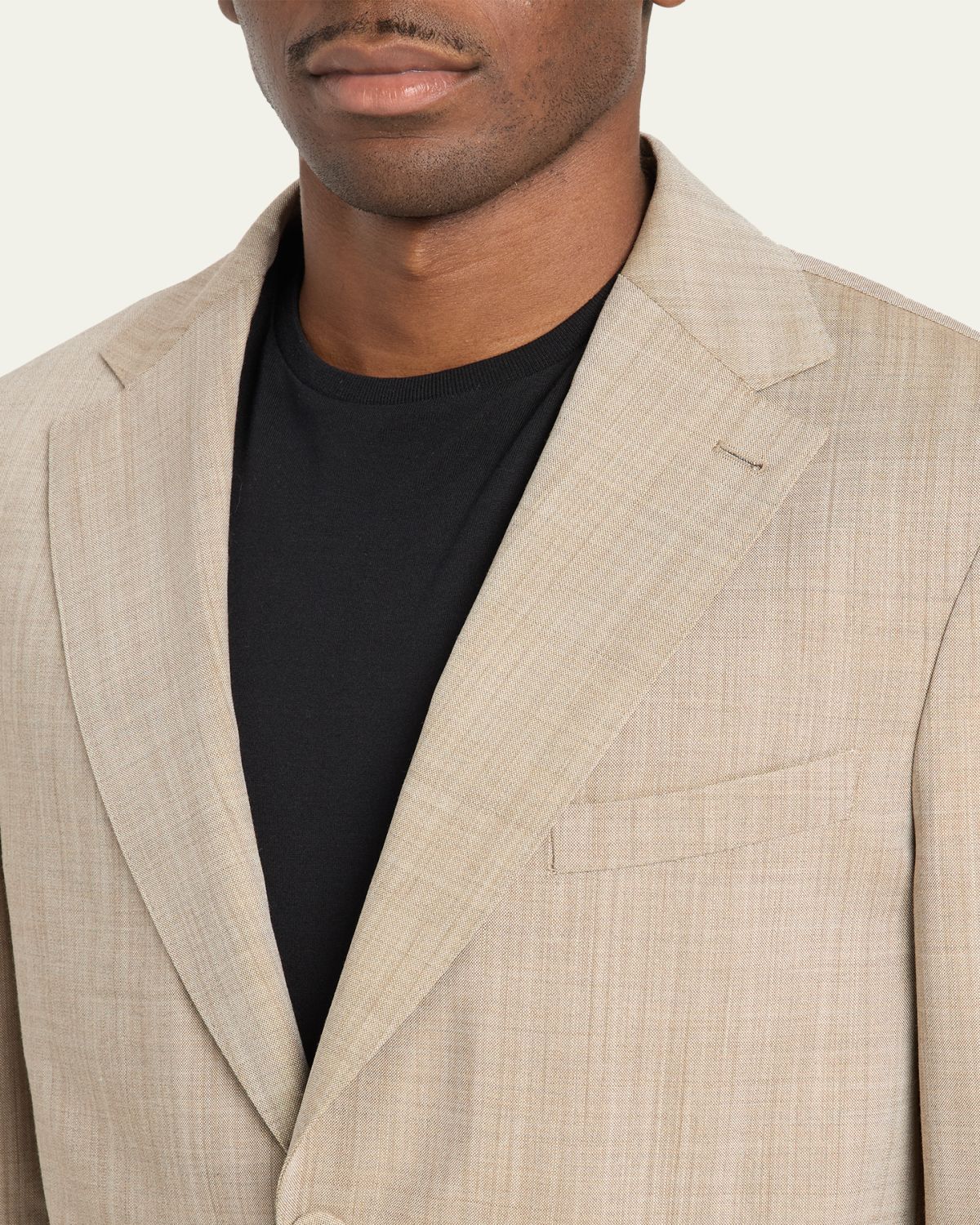 Officine Generale Men's Arthus Heathered Wool Single-Breasted Sport Coat | Thumbnail 5 Officine Generale Men's Arthus Heathered Wool Single-Breasted Sport Coat | Thumbnail 5