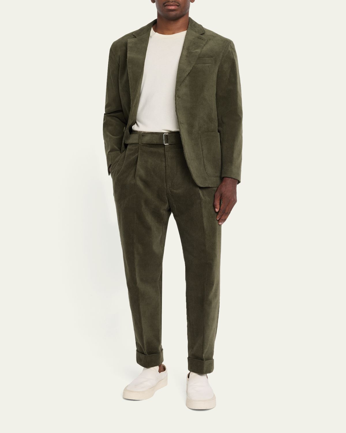 Officine Generale Men's Michel Corduroy Single-Breasted Sport Coat | Thumbnail 2
