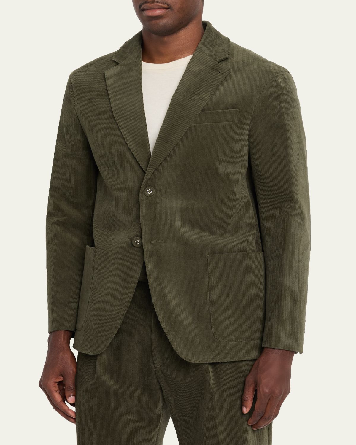 Officine Generale Men's Michel Corduroy Single-Breasted Sport Coat | Thumbnail 4