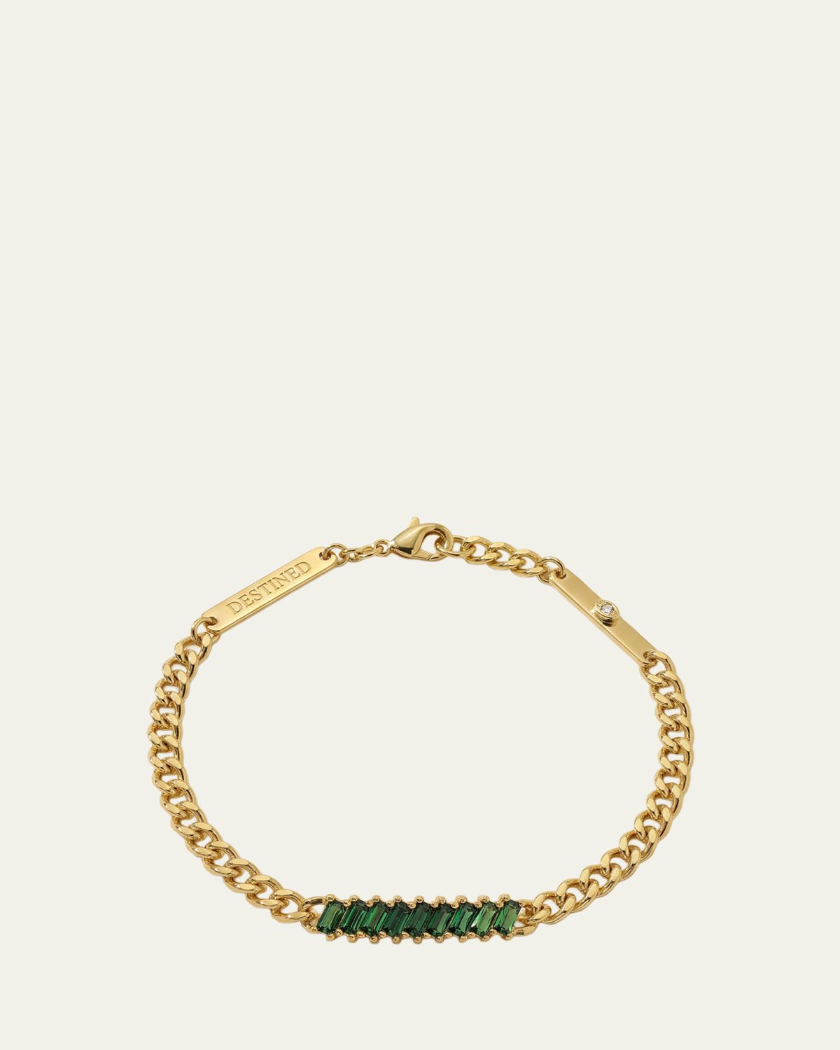 Gwen Beloti Destined CZ Emerald Bracelet | Thumbnail 4