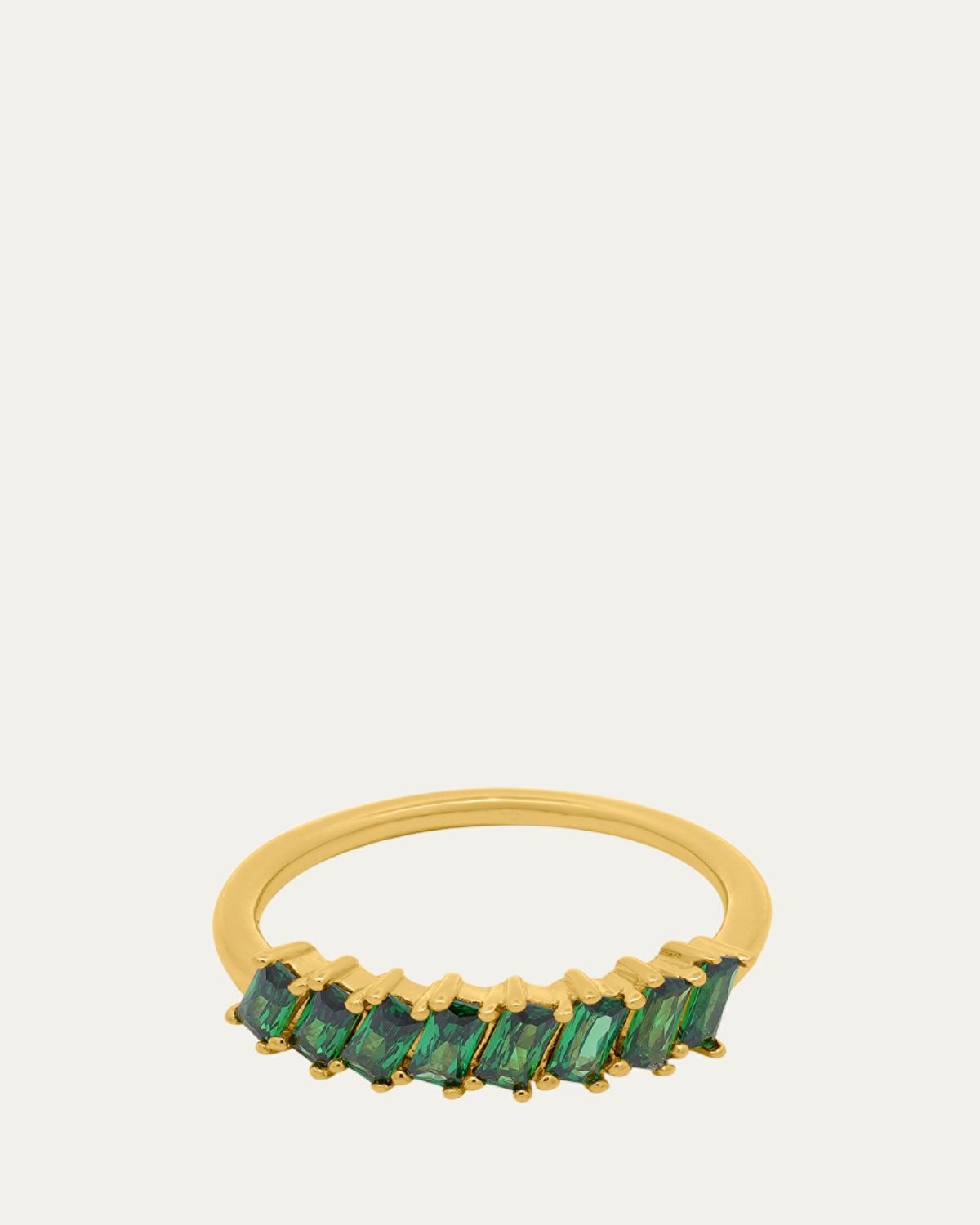 Gwen Beloti CZ Emerald Baguette Ring | Thumbnail 5