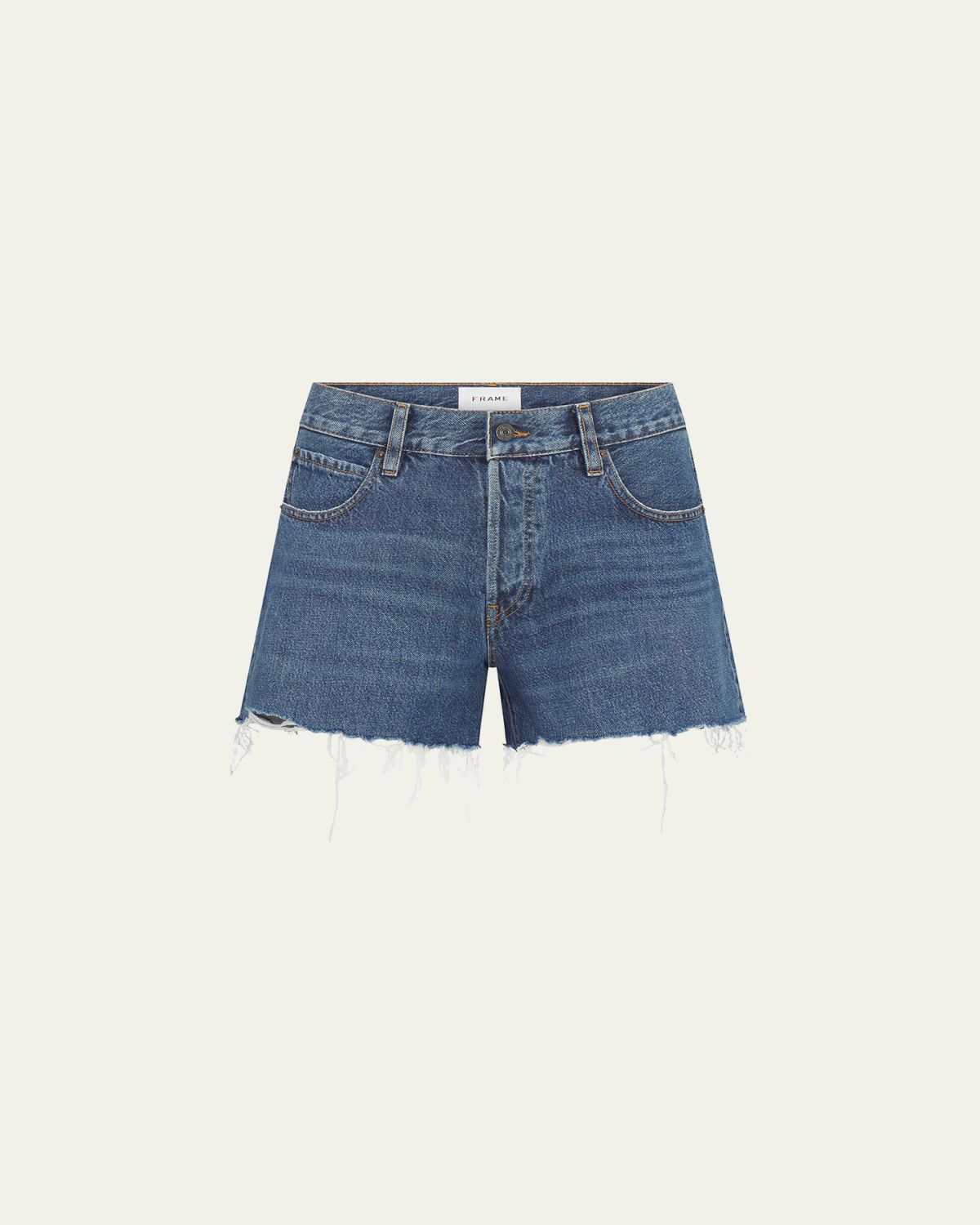 FRAME The Long Hand Denim Shorts | Thumbnail 6 FRAME The Long Hand Denim Shorts | Thumbnail 6