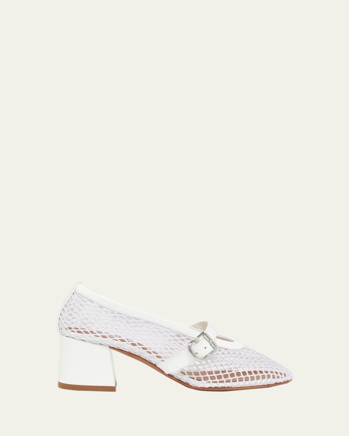ALAÏA 55mm Fishnet Ballerina Pumps | Thumbnail 4 ALAÏA 55mm Fishnet Ballerina Pumps | Thumbnail 4