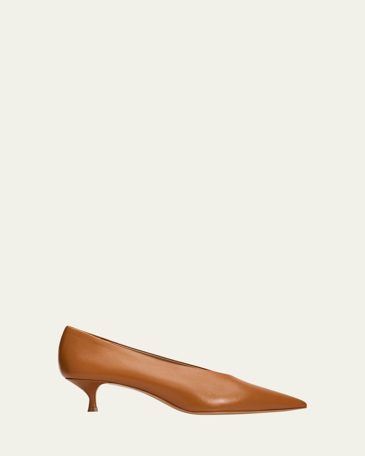 Le Monde Beryl 25mm Leather Kitten-Heel Pumps | Thumbnail 4 Le Monde Beryl 25mm Leather Kitten-Heel Pumps | Thumbnail 4
