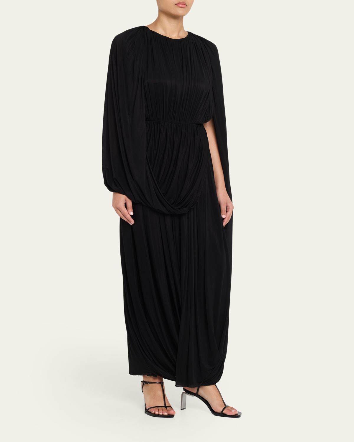 FForme Kahlo Assymetric Draped Loop Jersey Dress | Thumbnail 4 FForme Kahlo Assymetric Draped Loop Jersey Dress | Thumbnail 4