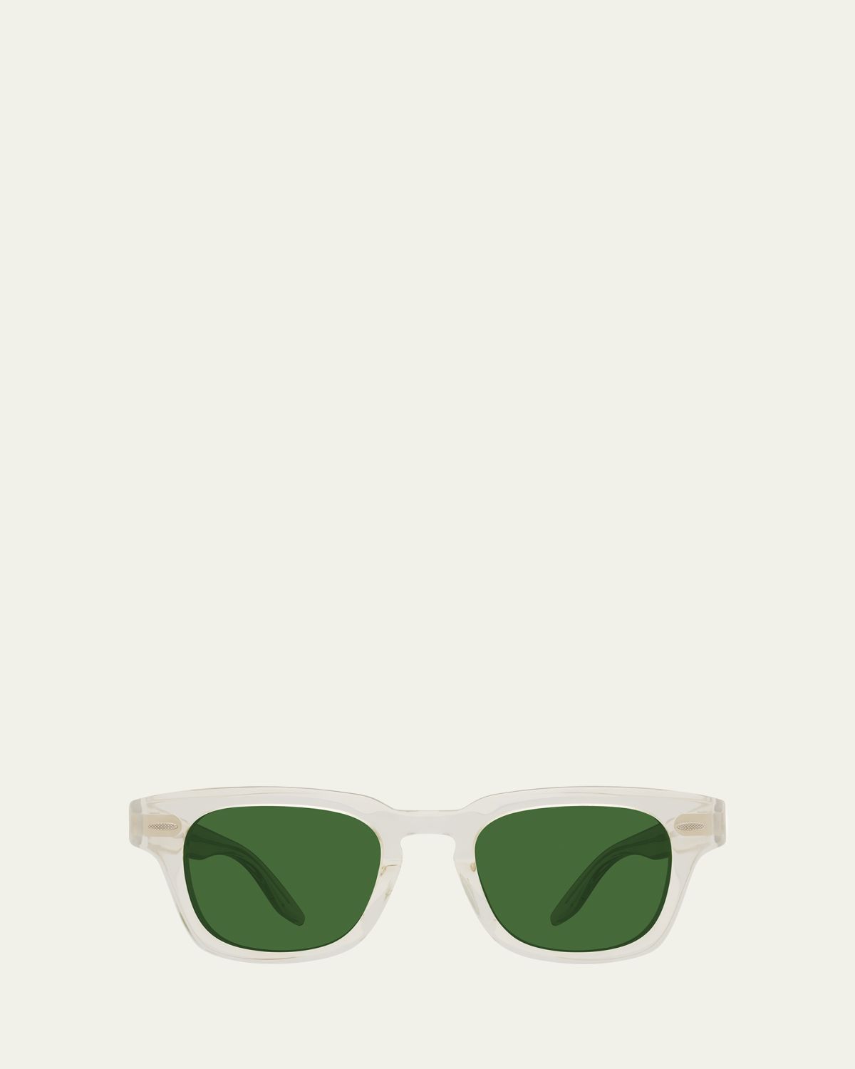 Barton Perreira Men's Keyhole-Bridge Transparent Acetate Square Sunglasses | Thumbnail 4 Barton Perreira Men's Keyhole-Bridge Transparent Acetate Square Sunglasses | Thumbnail 4
