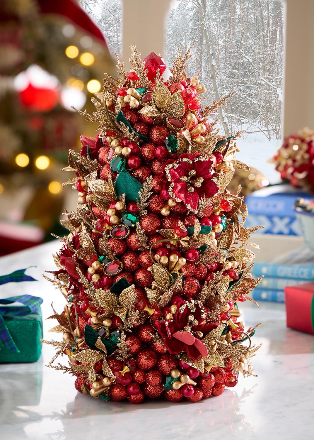 Salzburg Creations Shining Elegance 24" Tabletop Christmas Tree | Thumbnail 2 Salzburg Creations Shining Elegance 24" Tabletop Christmas Tree | Thumbnail 2