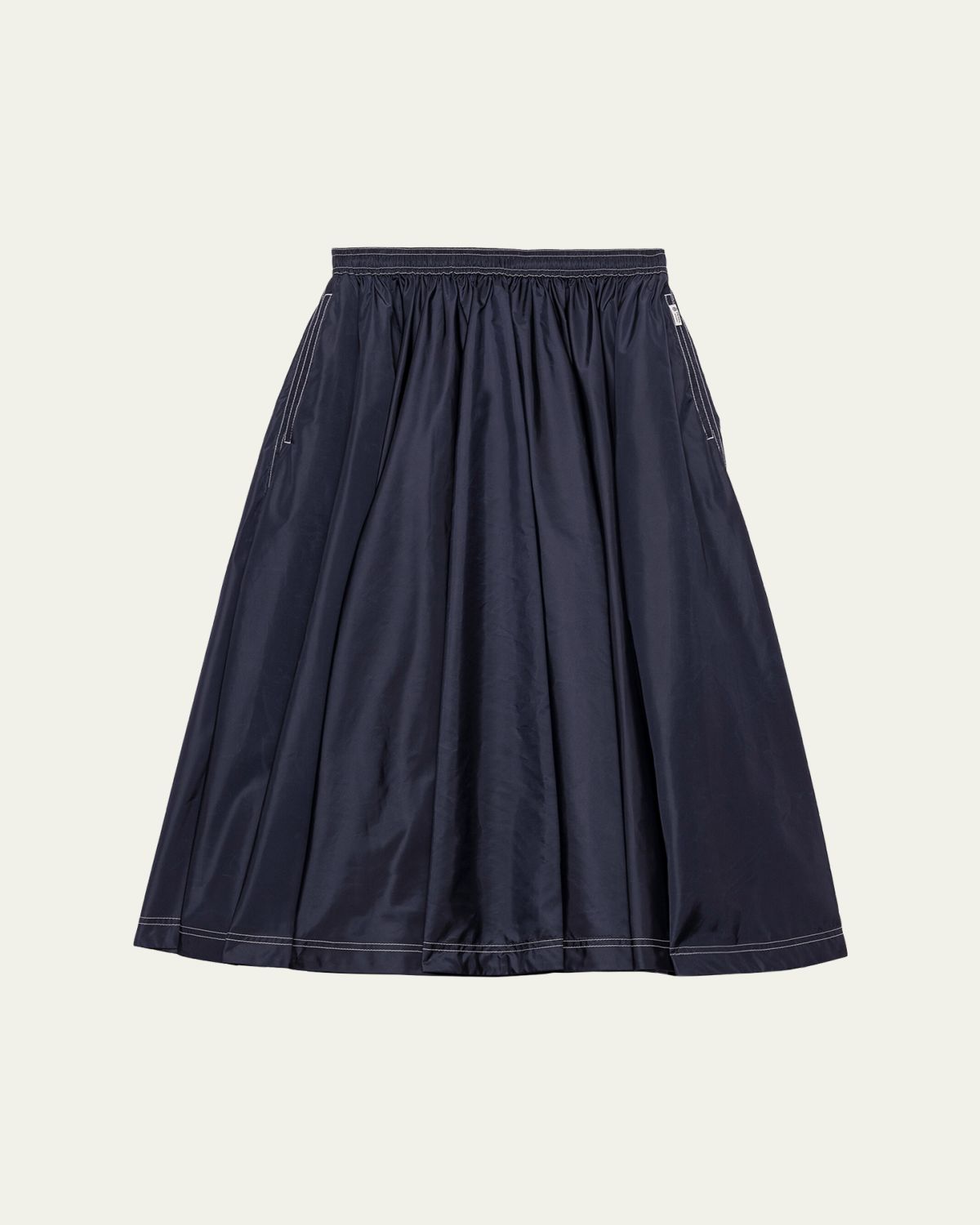 Prada Re-Nylon Full Midi Skirt | Thumbnail 6