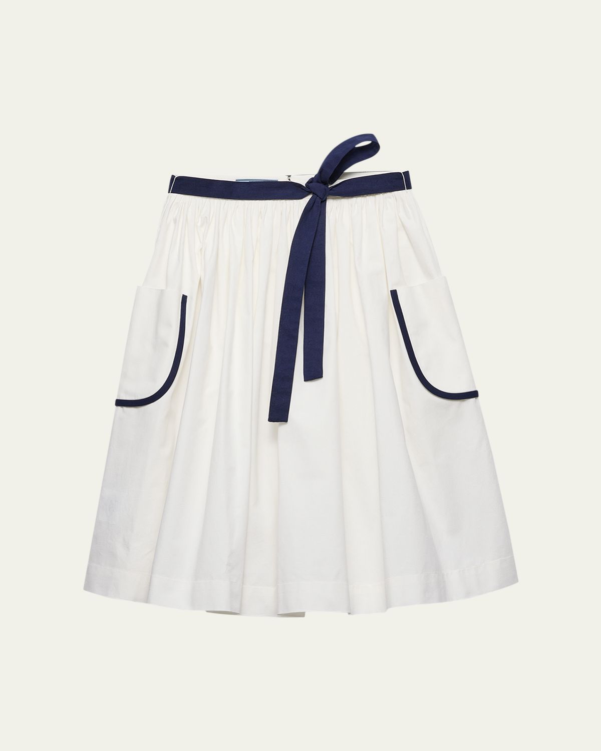 Prada Slubbed Toile Skirt | Thumbnail 5