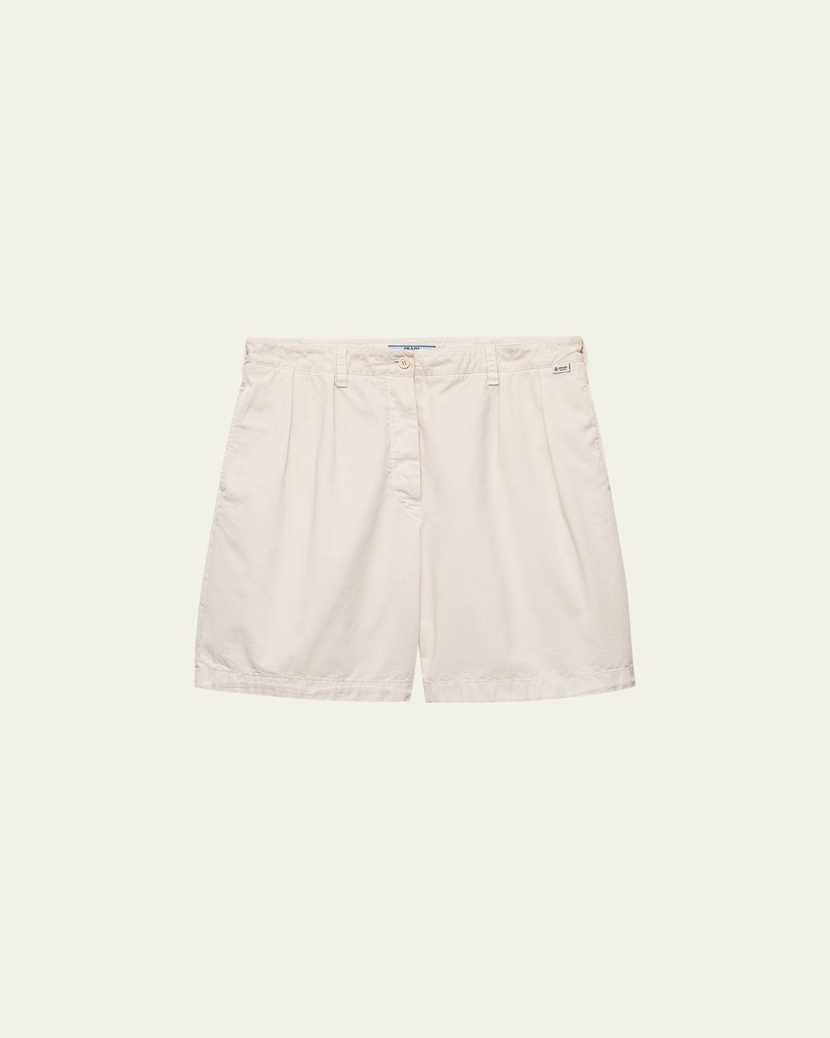 Prada Old Gabardine Cotton Bermuda Shorts | Thumbnail 6 Prada Old Gabardine Cotton Bermuda Shorts | Thumbnail 6