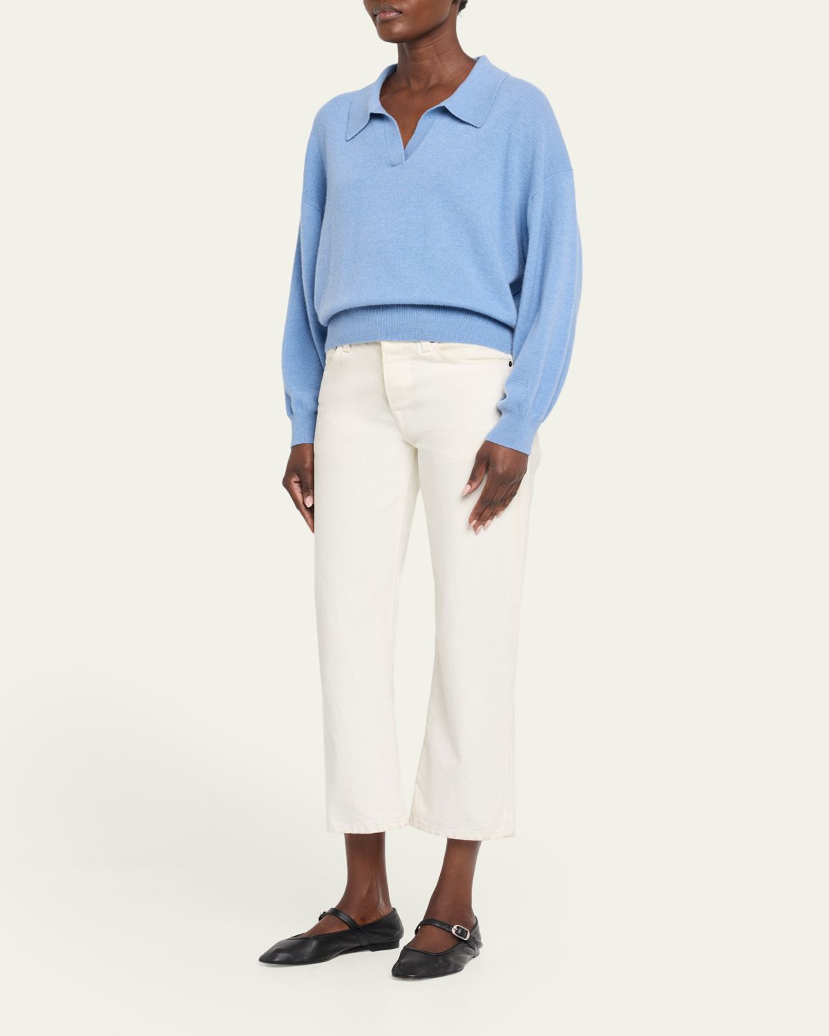 Lisa Yang Katriel Cashmere Polo Sweater | Thumbnail 2