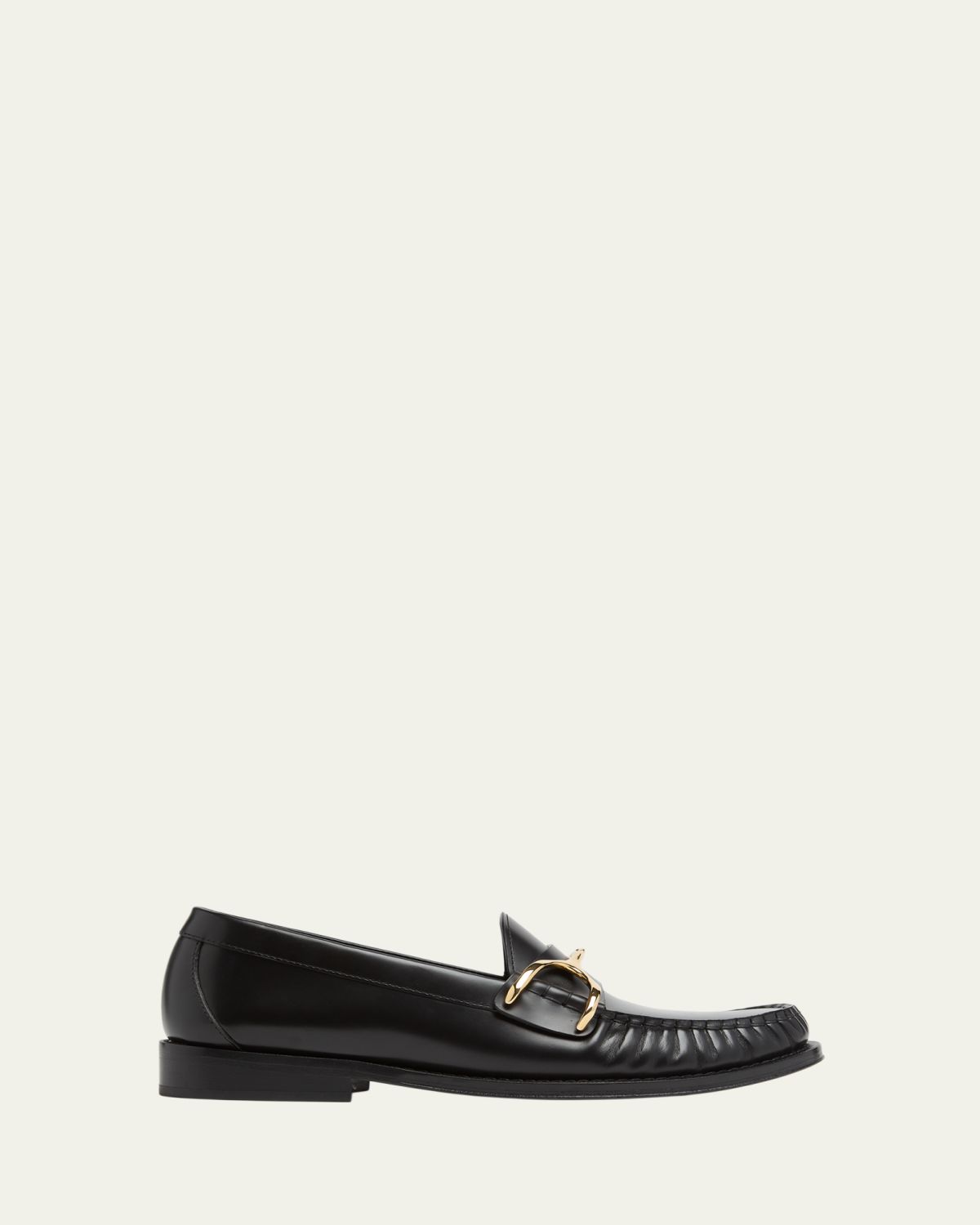 McQueen Men's Wishbone Leather Moccasin Loafers | Thumbnail 4 McQueen Men's Wishbone Leather Moccasin Loafers | Thumbnail 4