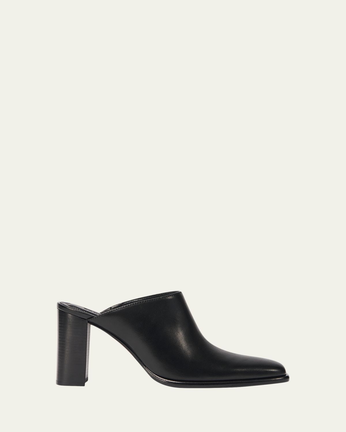 SIMKHAI Carolyn 85mm Leather Block-Heel Mules
